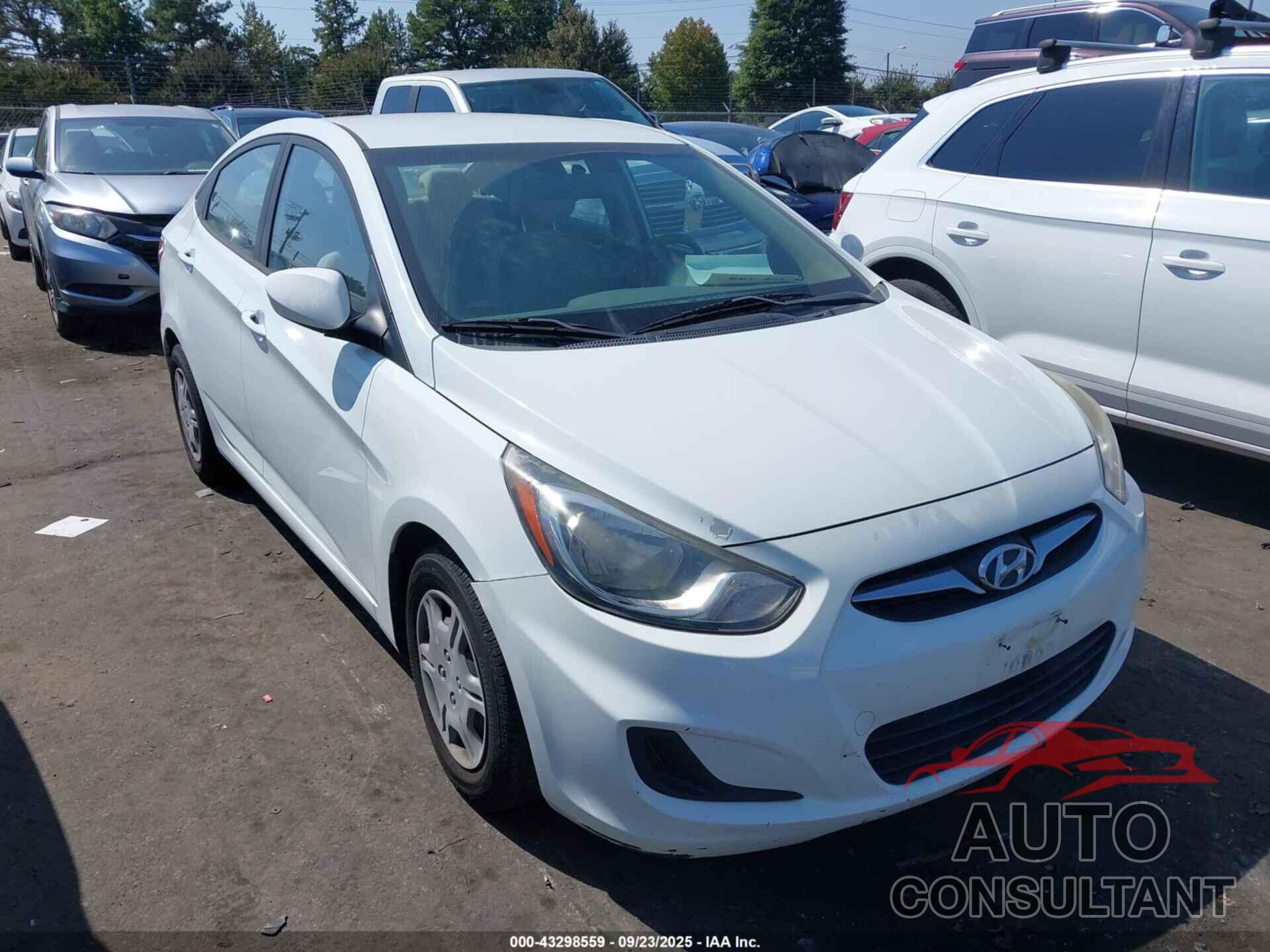 HYUNDAI ACCENT 2012 - KMHCT4AE6CU200931