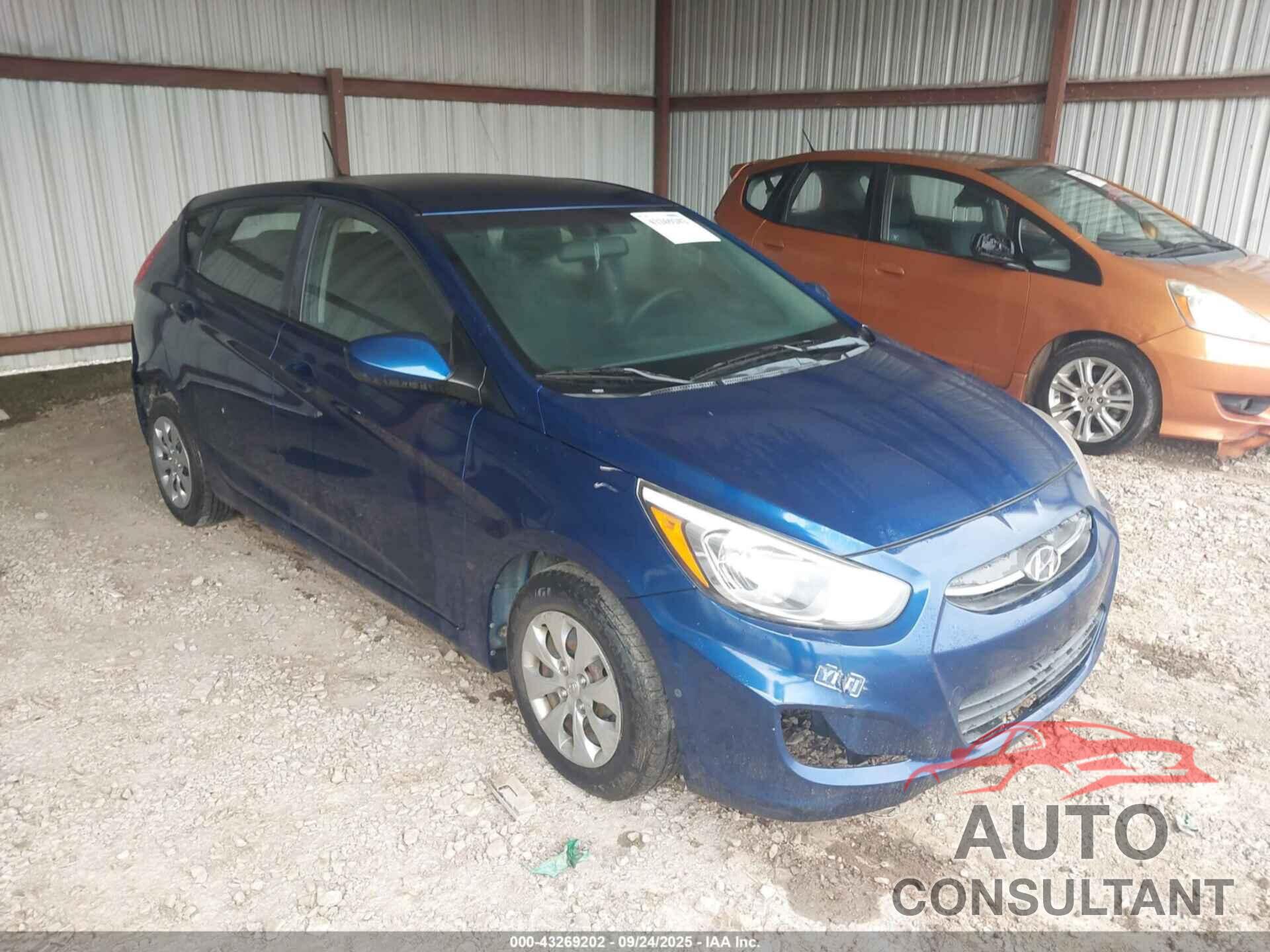 HYUNDAI ACCENT 2017 - KMHCT5AE6HU346842