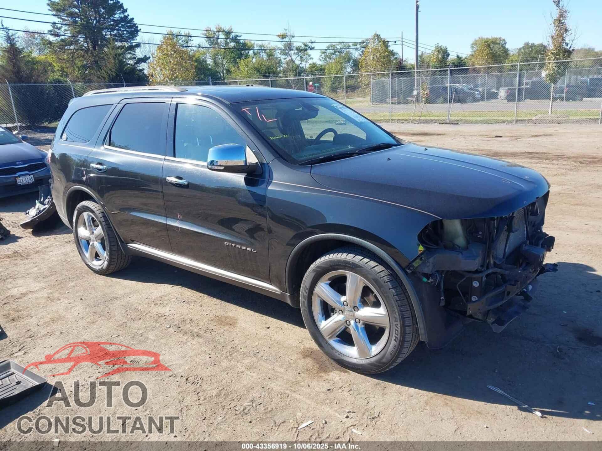 DODGE DURANGO 2012 - 1C4SDJET6CC286168