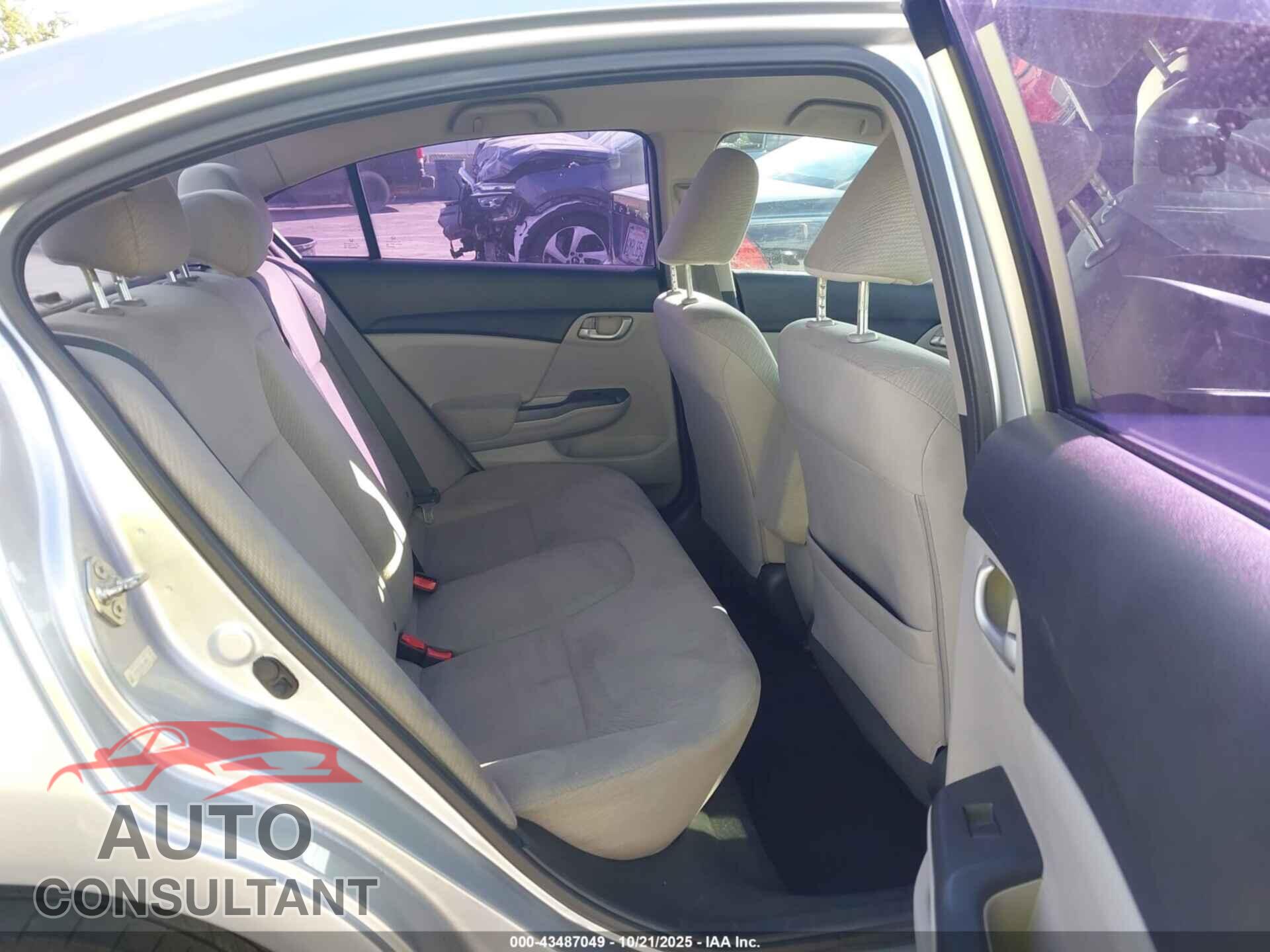 HONDA CIVIC 2013 - 19XFB2F59DE030310