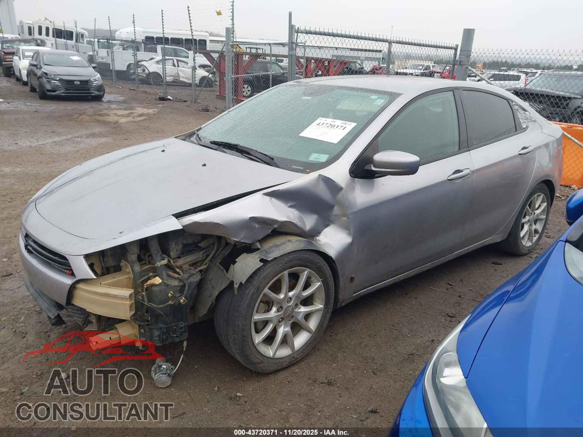 DODGE DART 2014 - 1C3CDFBB8ED701778