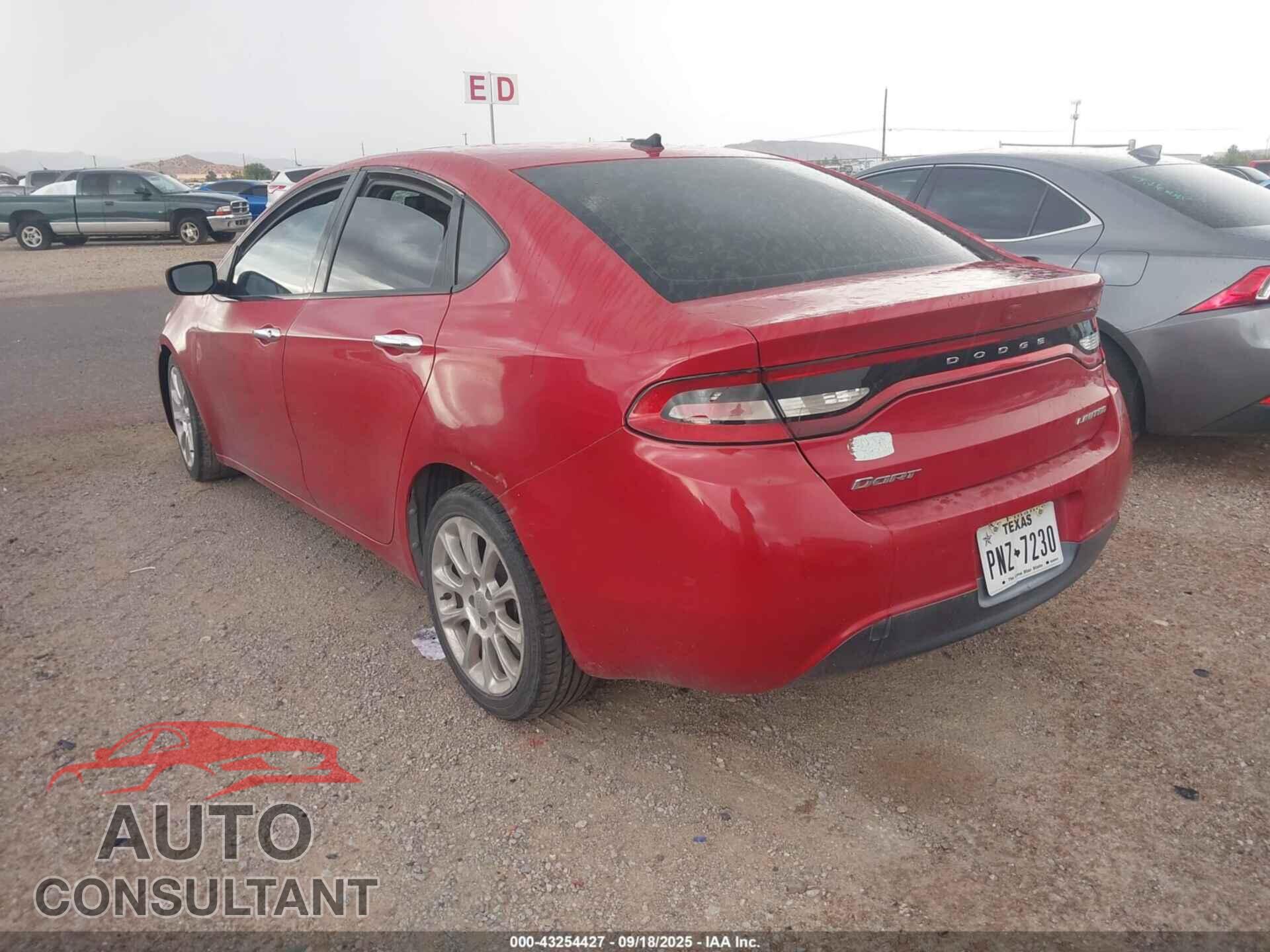 DODGE DART 2013 - 1C3CDFCA1DD183971