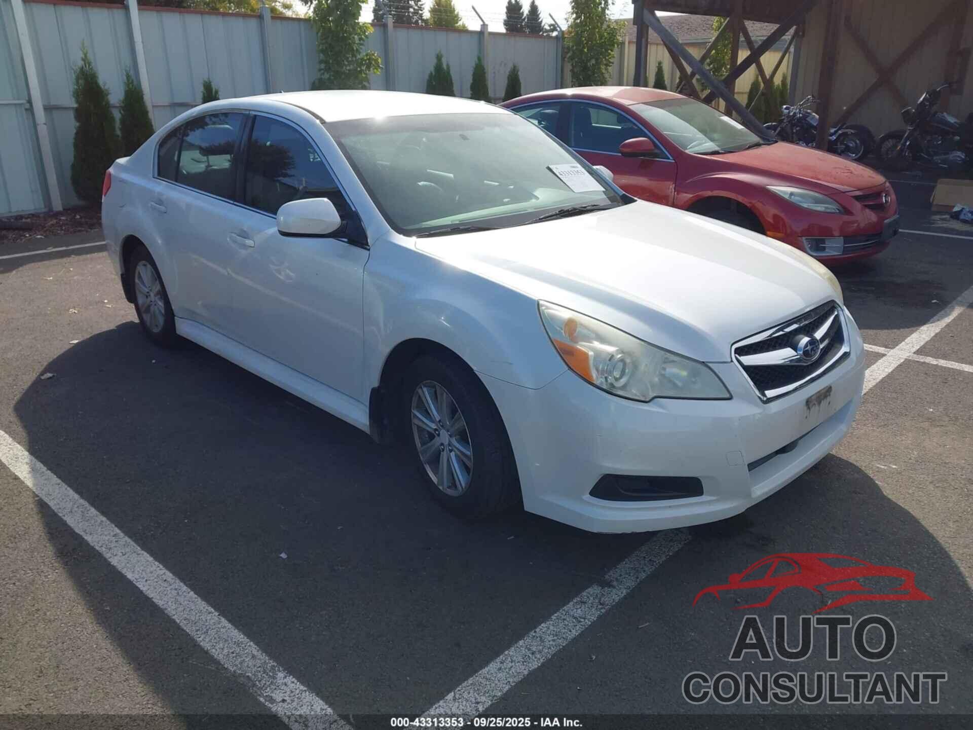 SUBARU LEGACY 2011 - 4S3BMBF65B3248069
