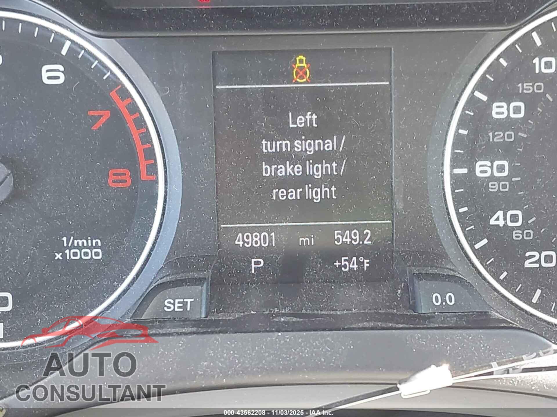 AUDI A4 2011 - WAUKFBFL7BN056041
