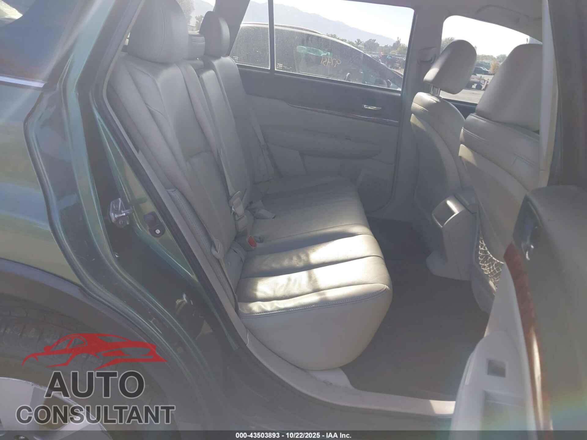 SUBARU OUTBACK 2010 - 4S4BRBLC0A3370215