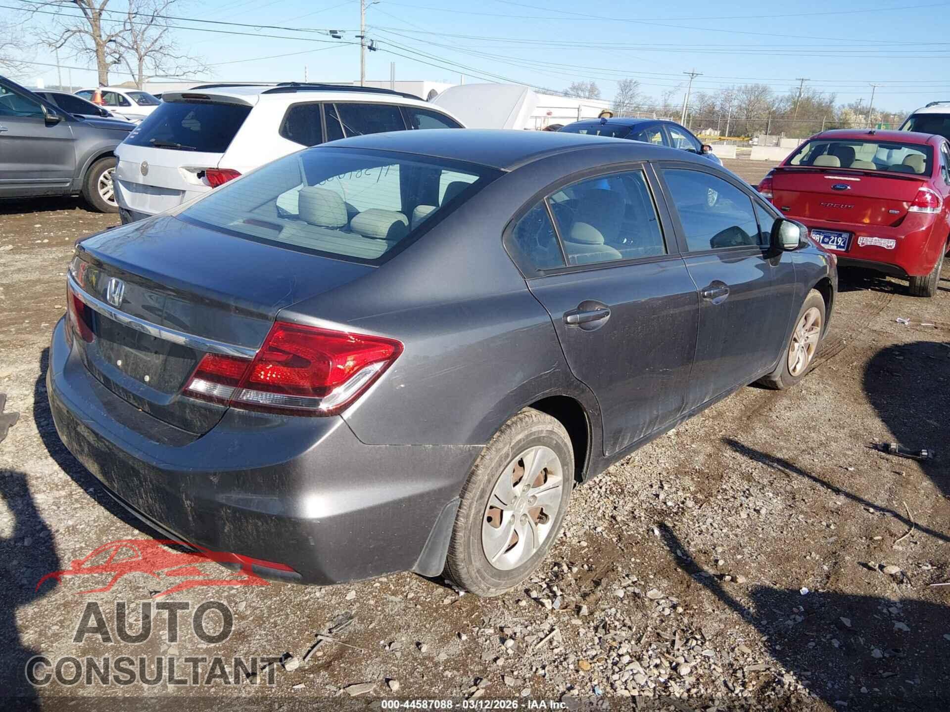 HONDA CIVIC 2013 - 19XFB2F52DE042024
