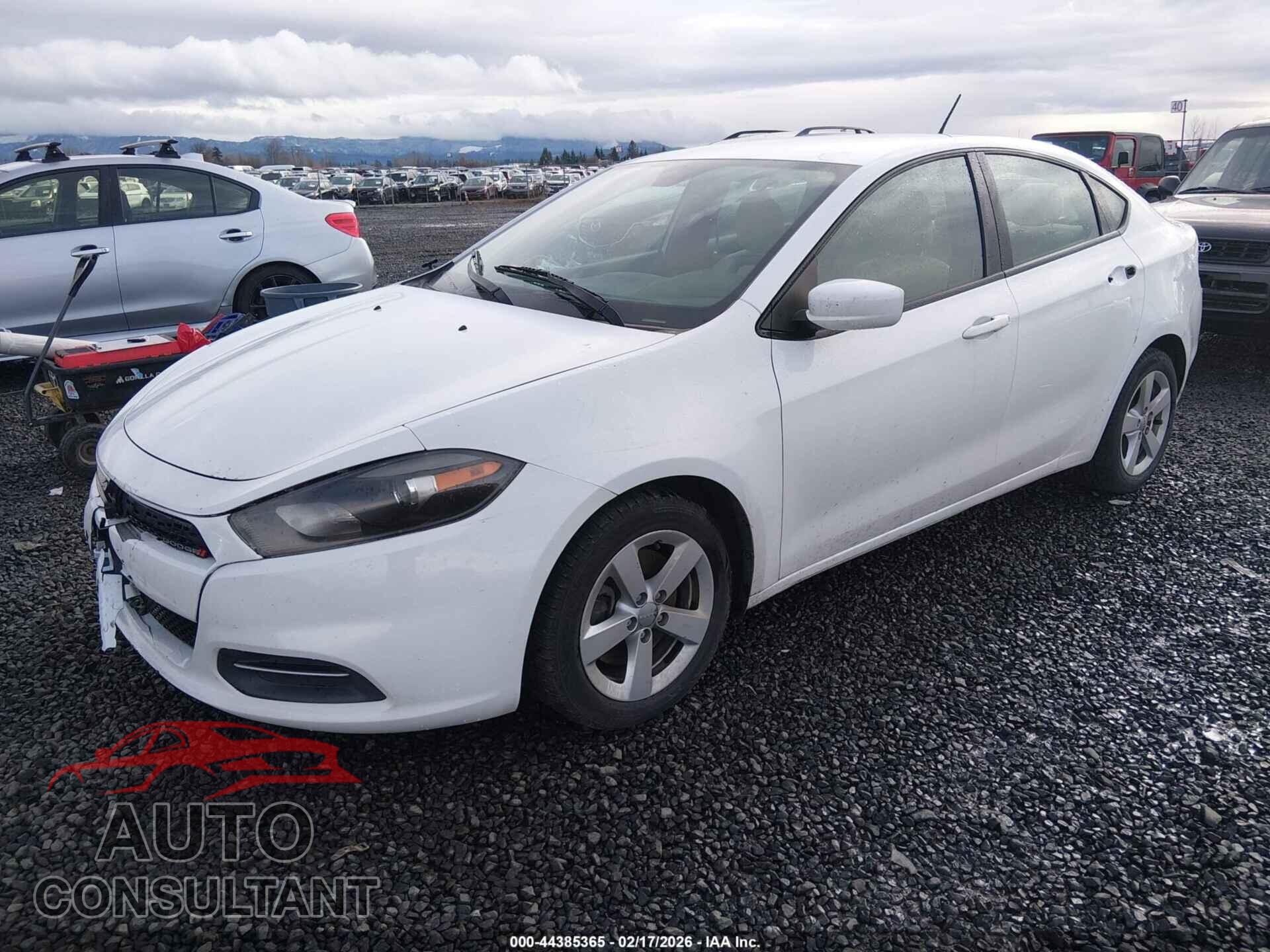 DODGE DART 2015 - 1C3CDFBBXFD402696