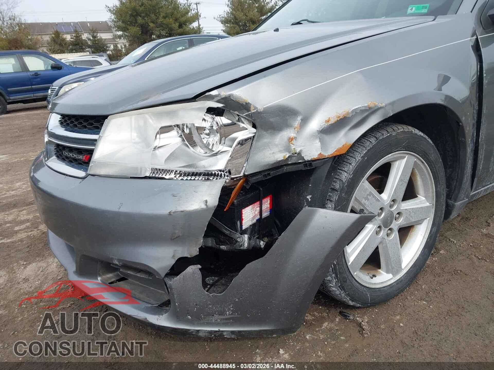 DODGE AVENGER 2013 - 1C3CDZAB9DN530194
