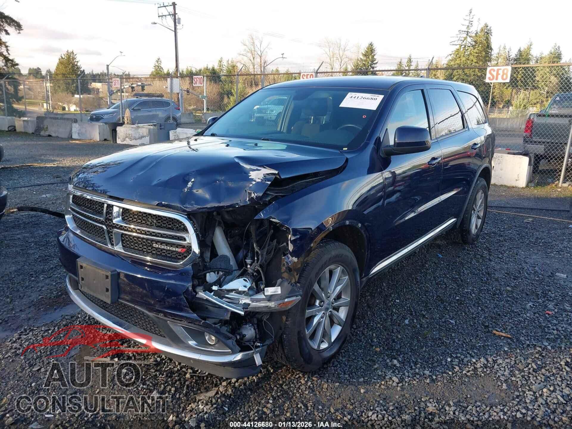 DODGE DURANGO 2018 - 1C4RDJAG2JC372727