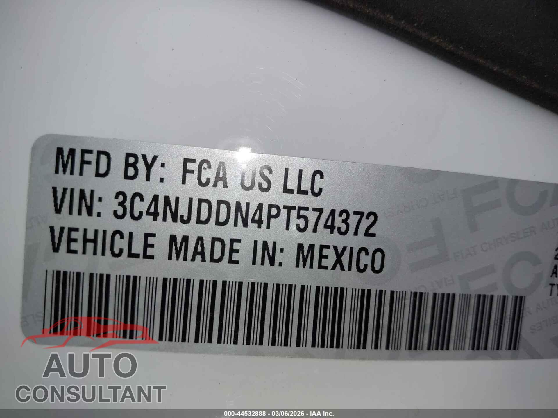 JEEP COMPASS 2023 - 3C4NJDDN4PT574372
