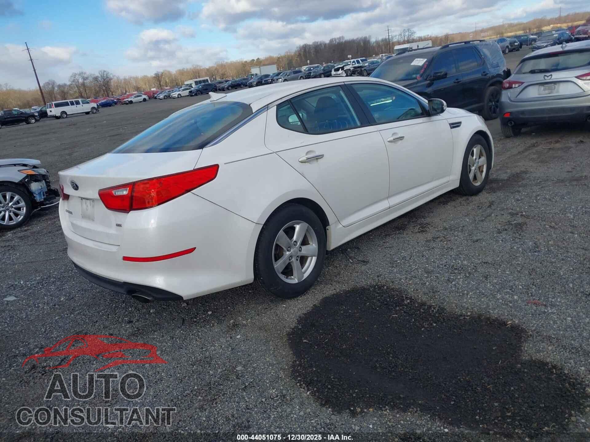 KIA OPTIMA 2015 - KNAGM4A72F5586909