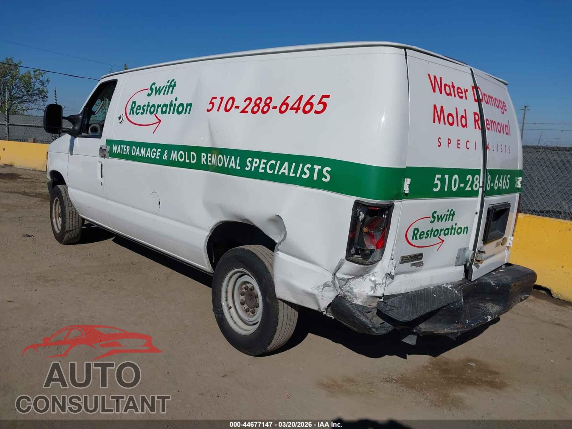 FORD E-150 2013 - 1FTNE1EWXDDA62000