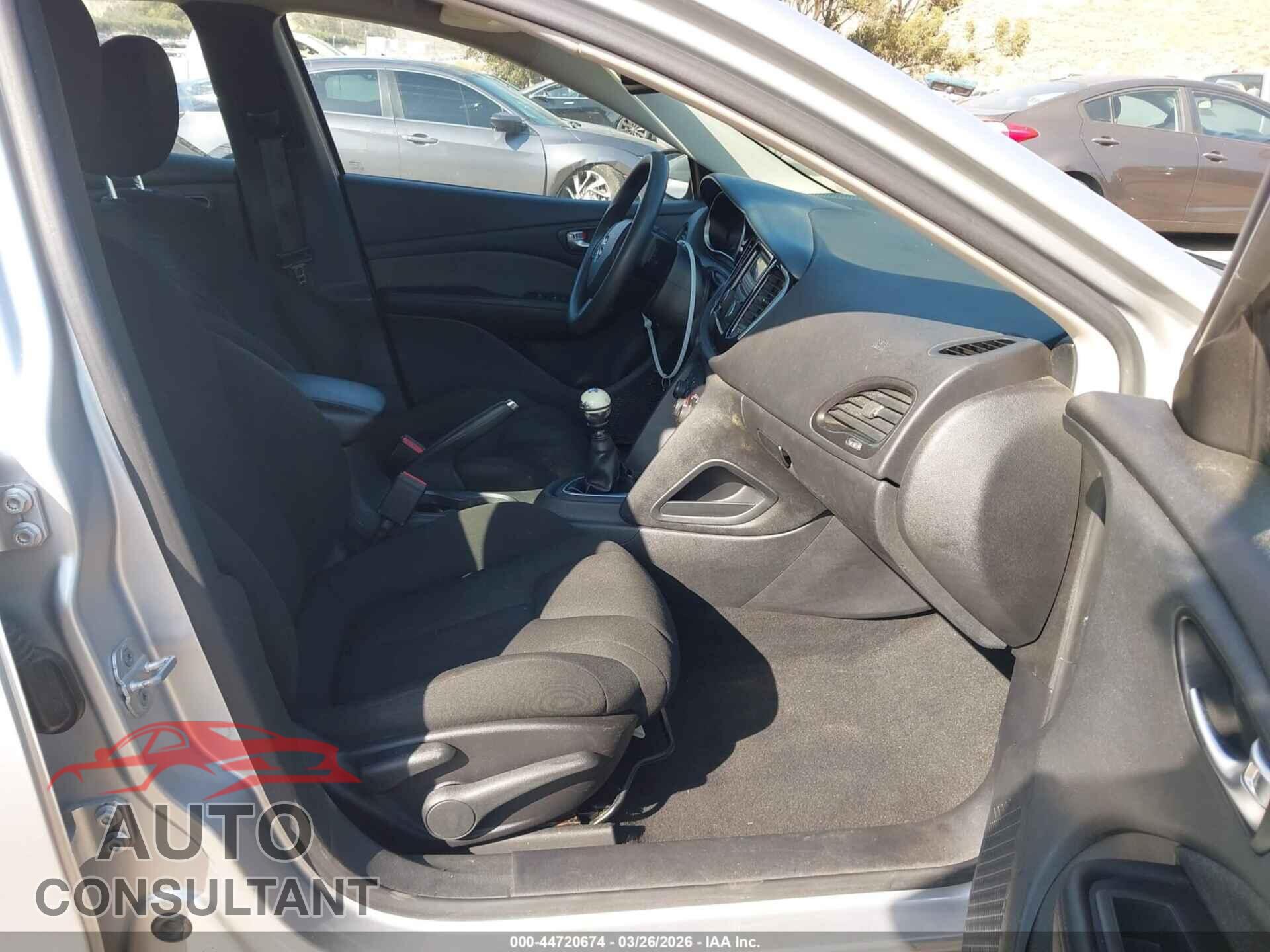 DODGE DART 2013 - 1C3CDFAAXDD241661