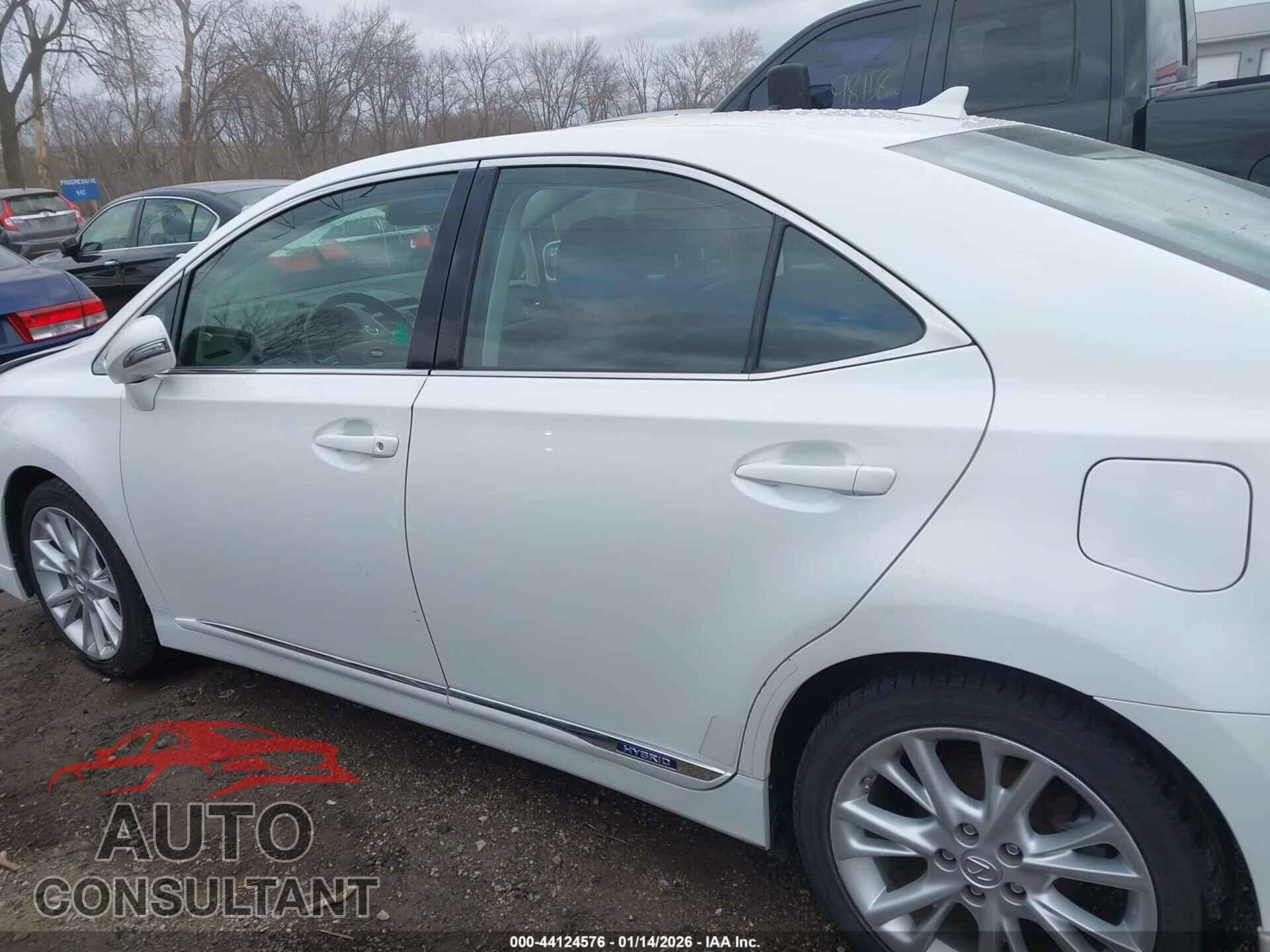 LEXUS HS 250H 2012 - JTHBB1BA3C2049084