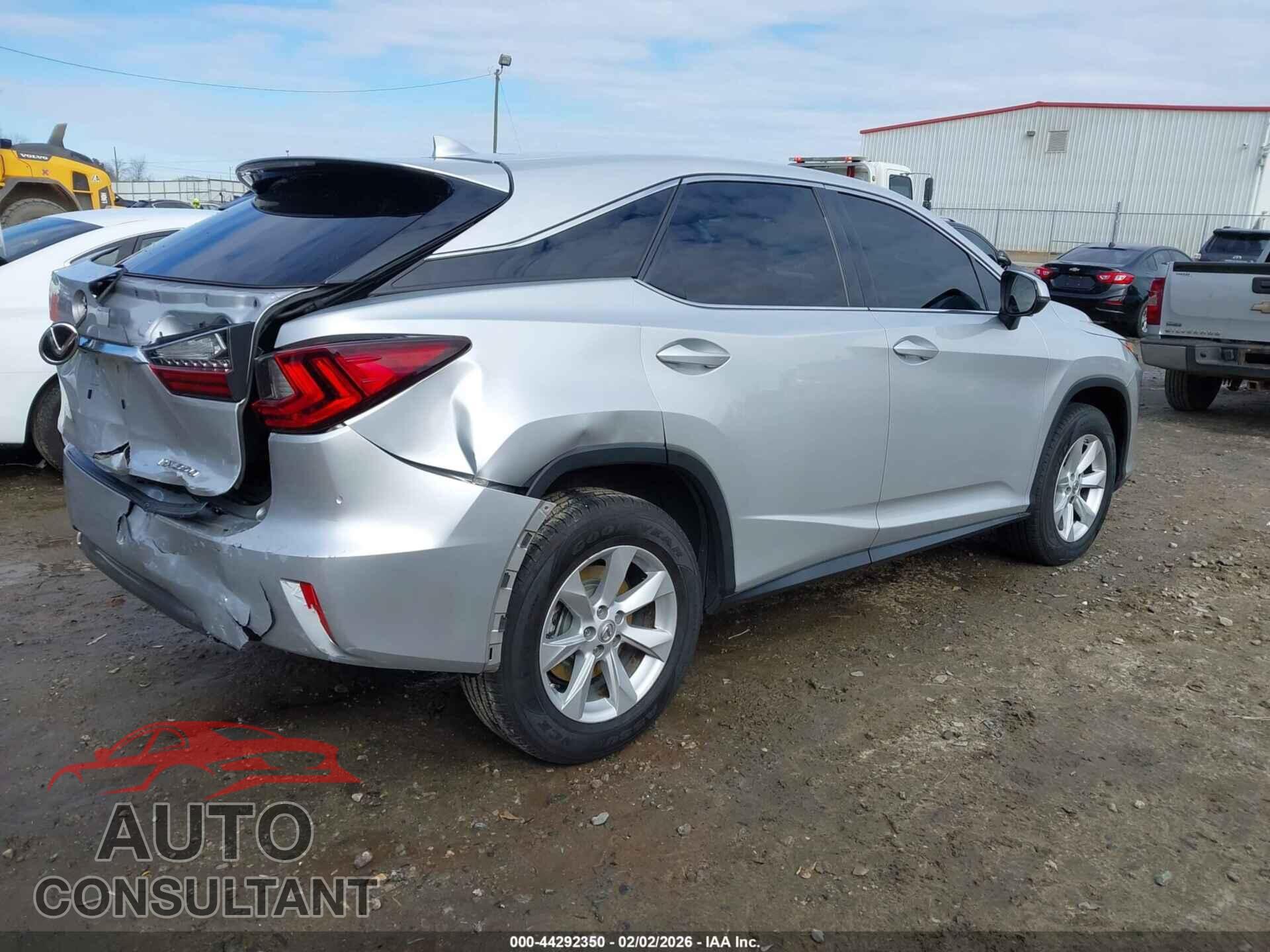LEXUS RX 350 2017 - 2T2ZZMCA2HC044491