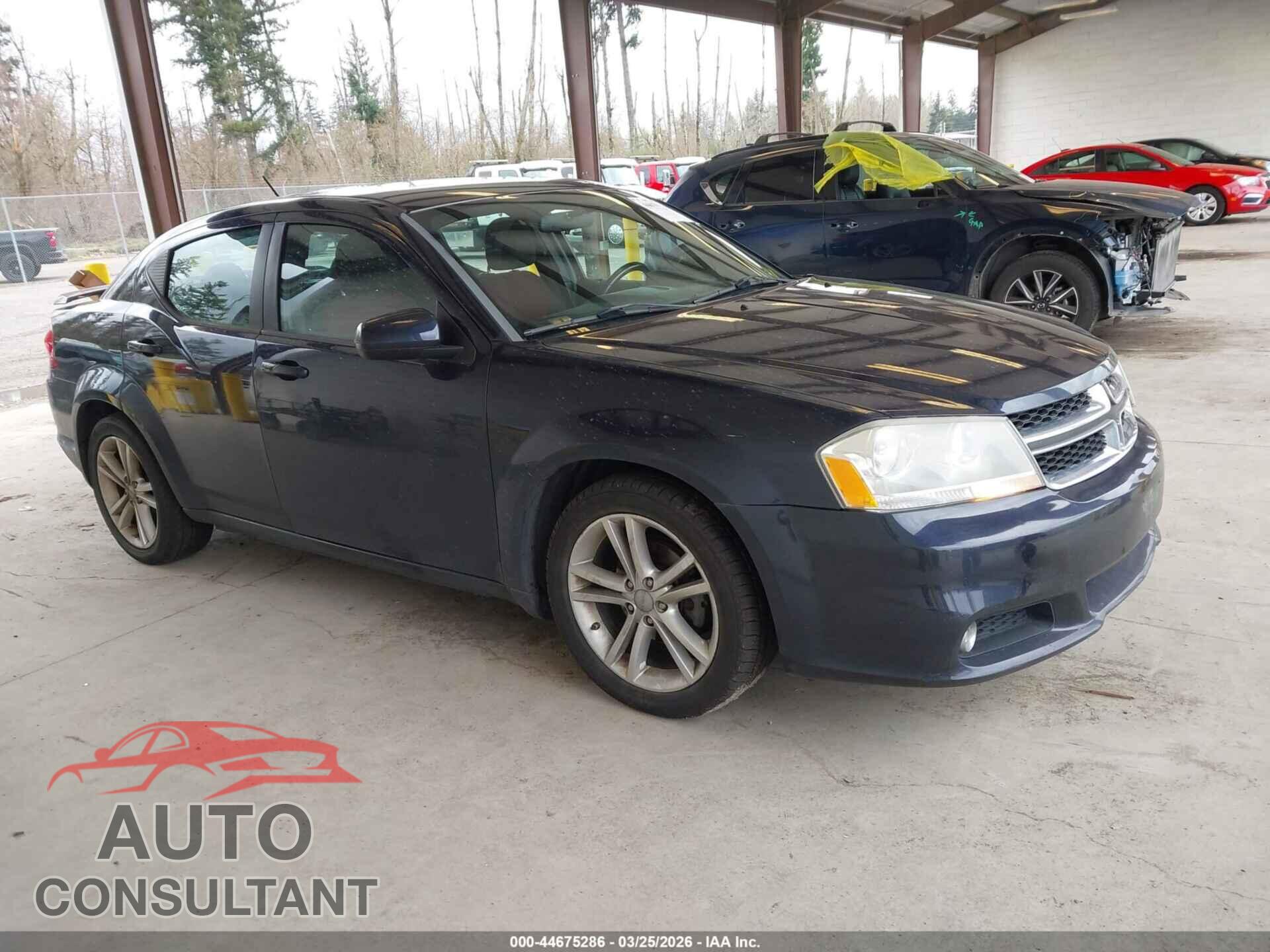 DODGE AVENGER 2012 - 1C3CDZEG1CN165515