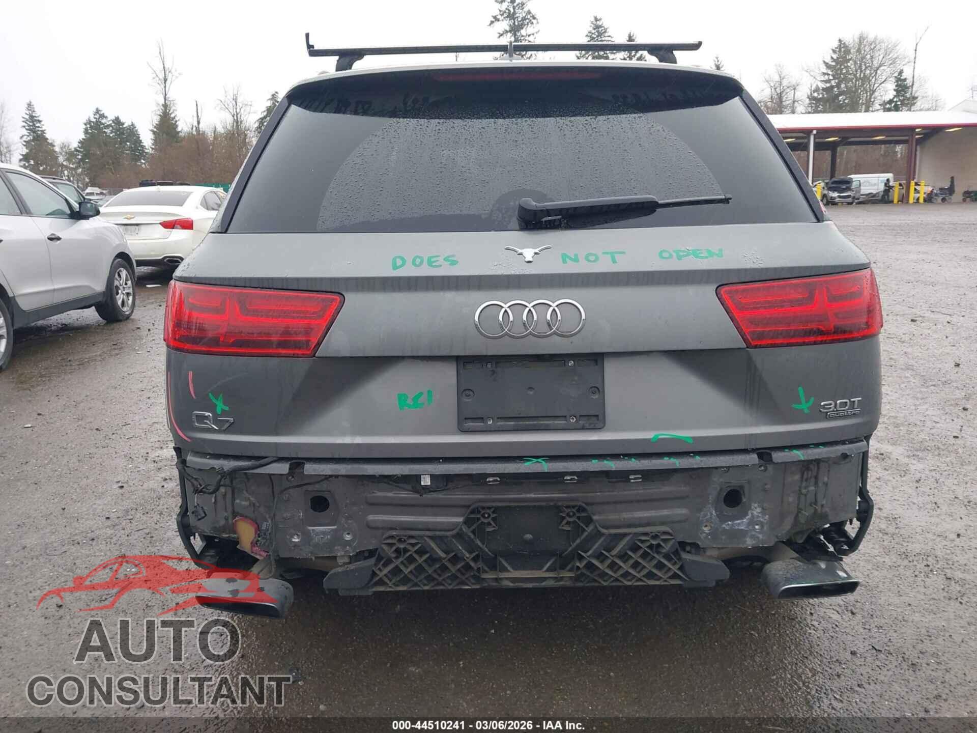 AUDI Q7 2017 - WA1VAAF76HD007773