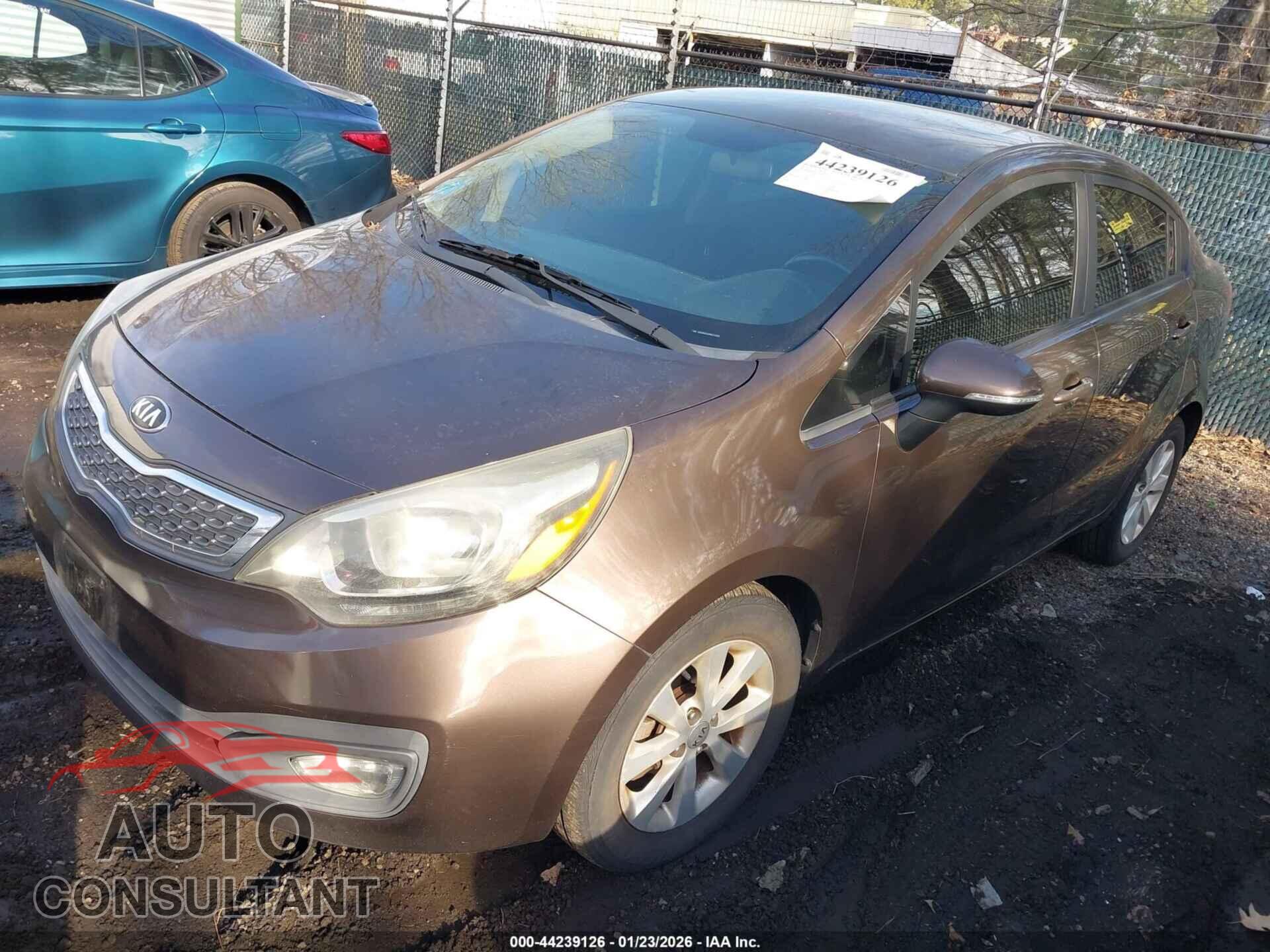 KIA RIO 2013 - KNADN4A31D6241293