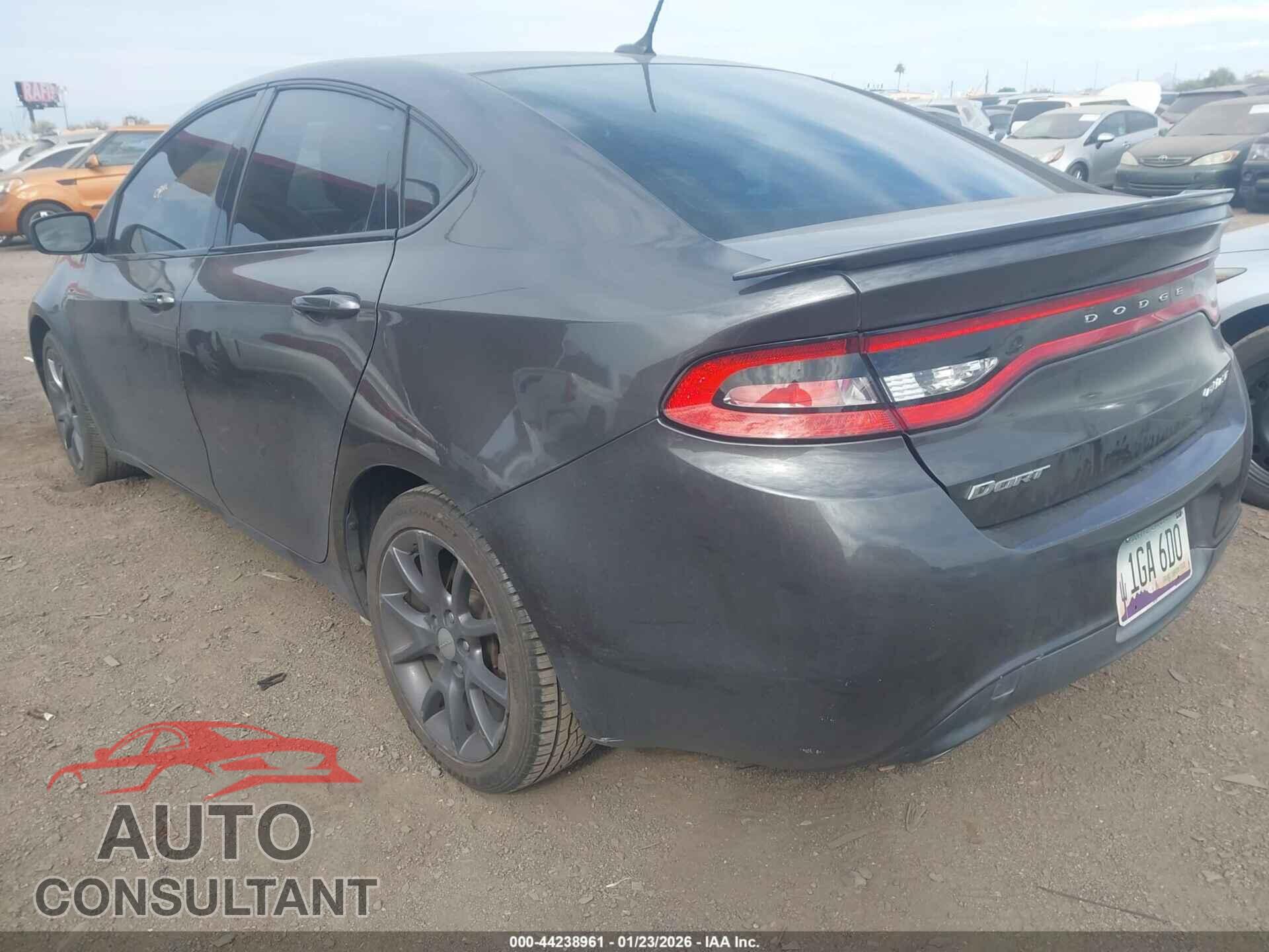 DODGE DART 2016 - 1C3CDFBB6GD531231