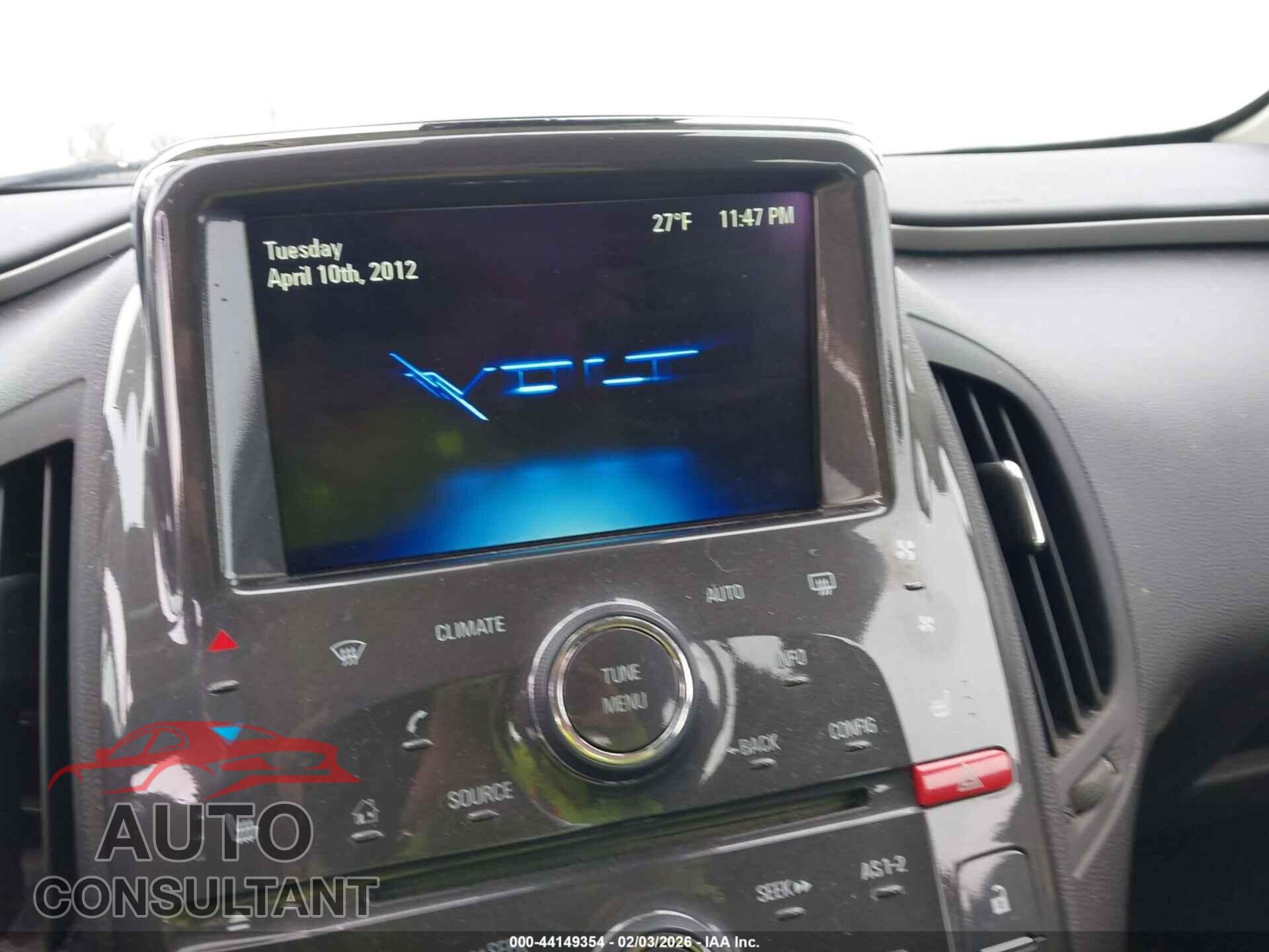 CHEVROLET VOLT 2013 - 1G1RD6E41DU110847