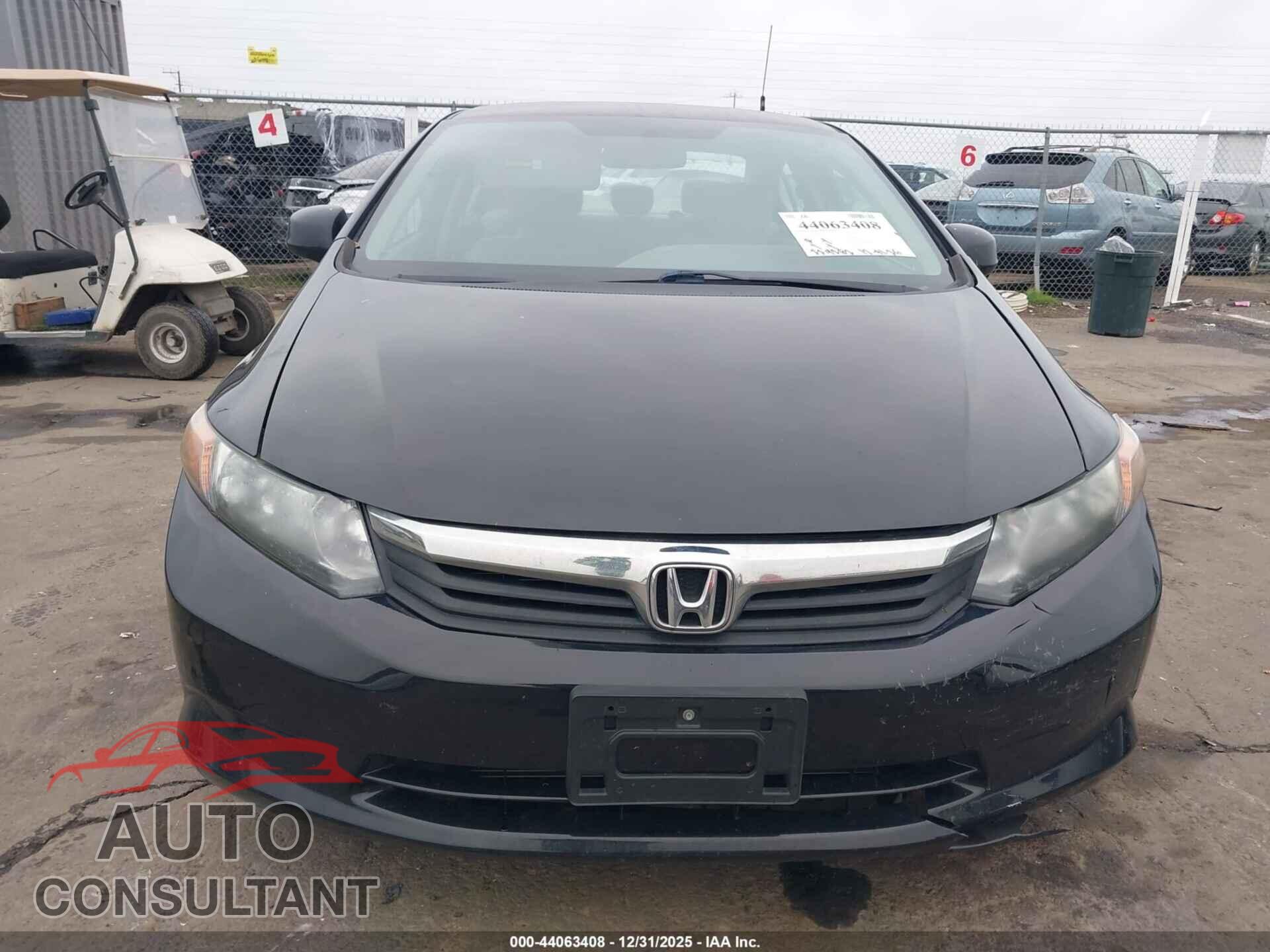 HONDA CIVIC 2012 - 19XFB2F51CE390010