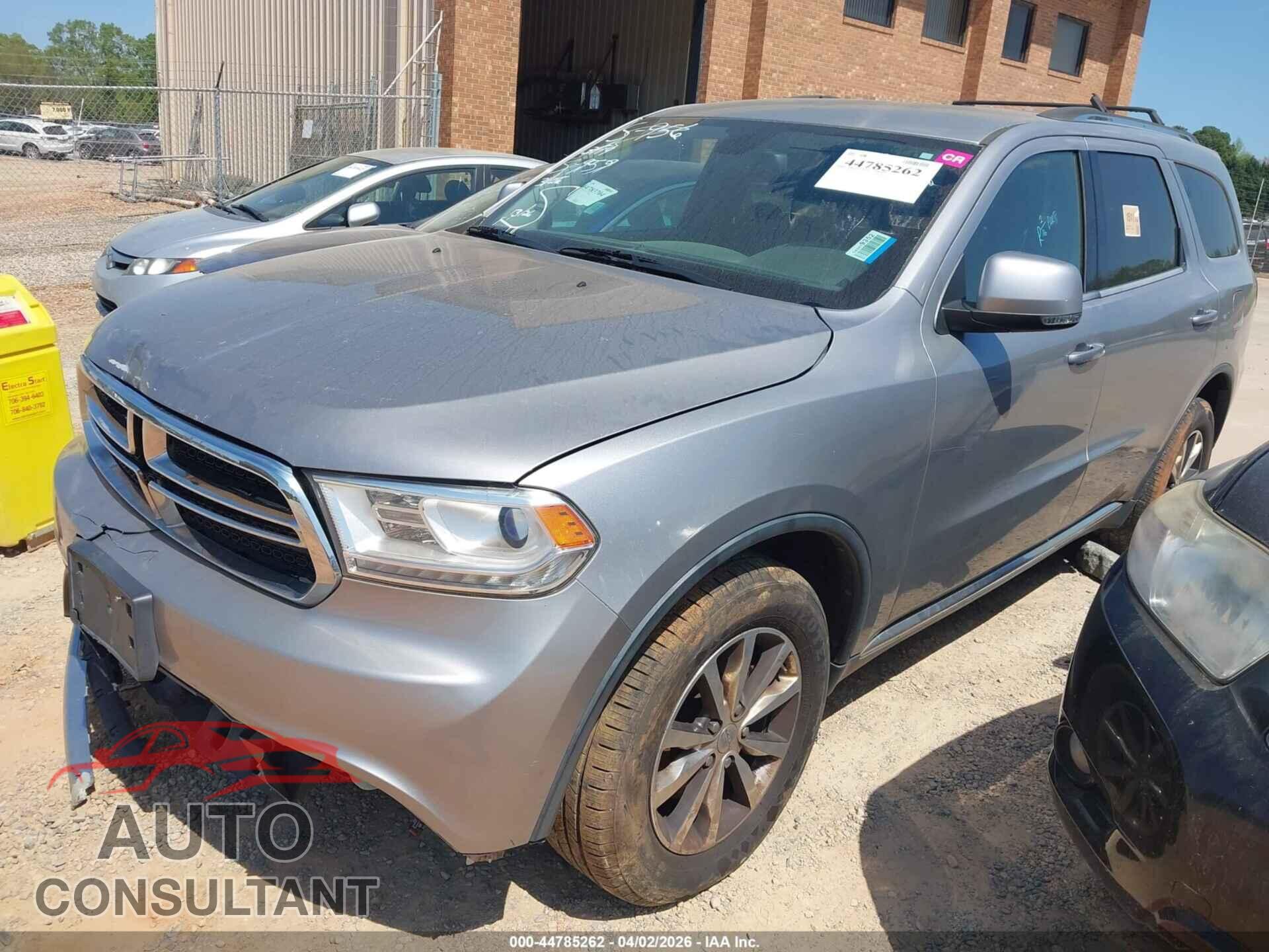 DODGE DURANGO 2016 - 1C4RDJDG0GC477206