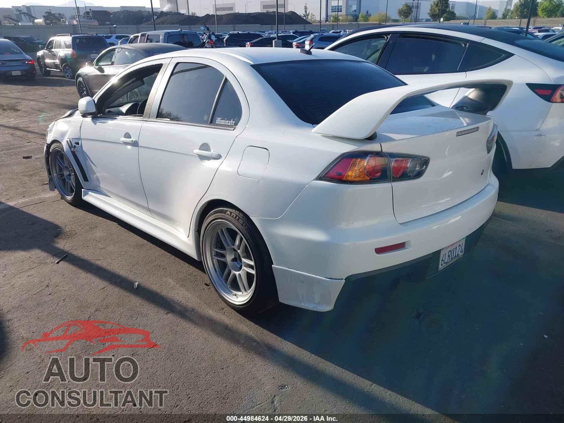 MITSUBISHI LANCER EVOLUTION 2010 - JA32W8FV2AU024009