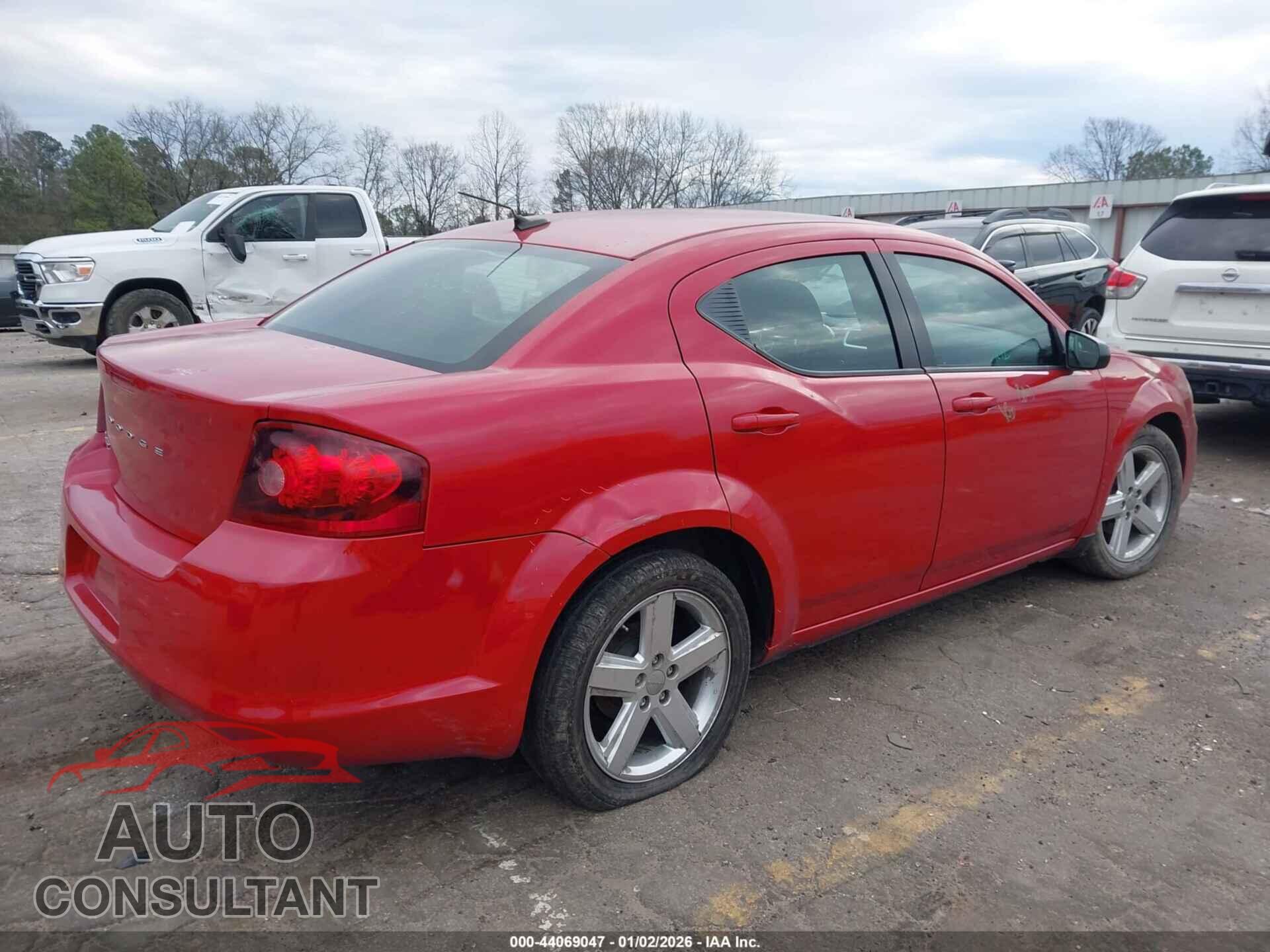 DODGE AVENGER 2013 - 1C3CDZAB7DN636840