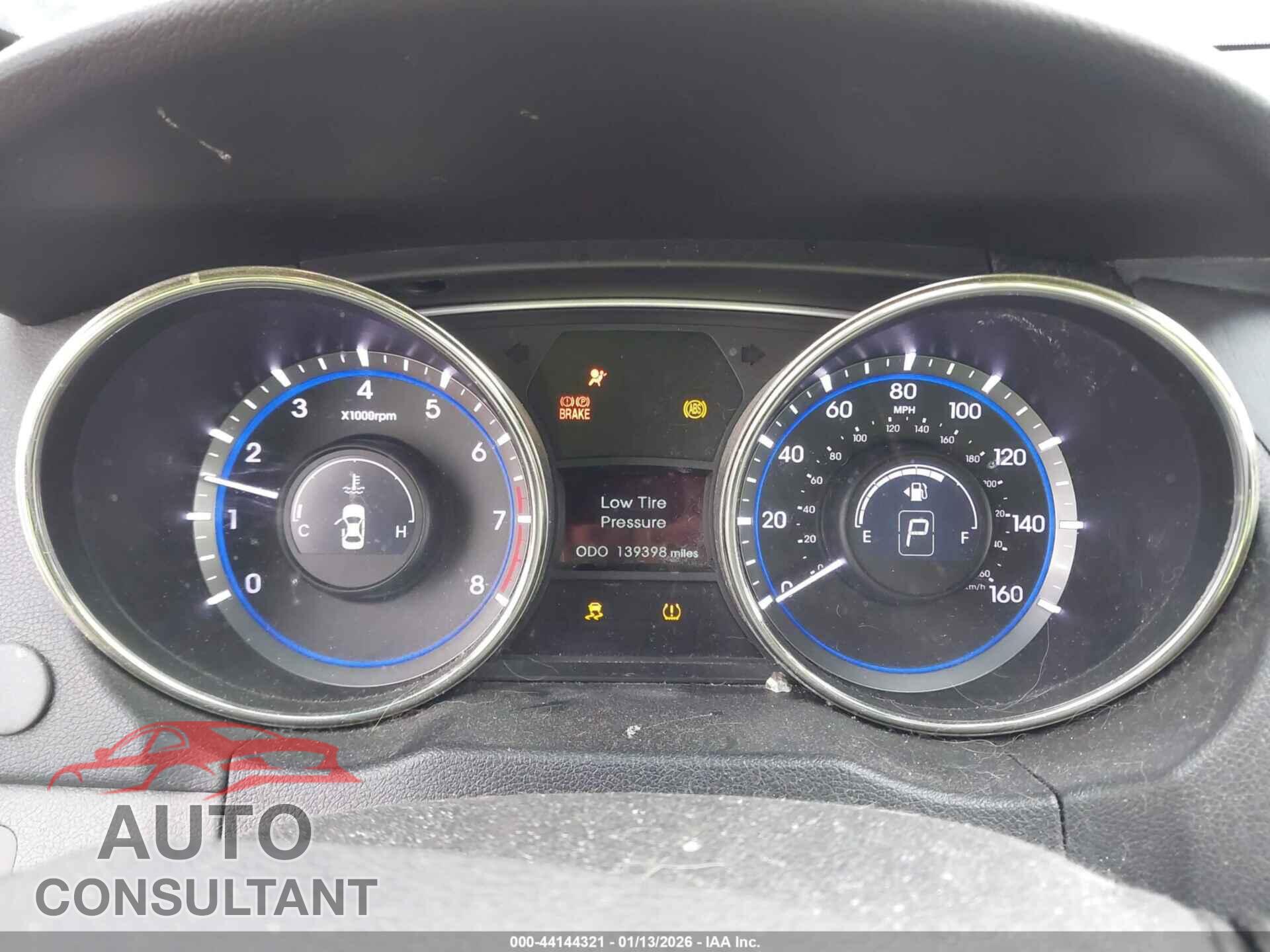 HYUNDAI SONATA 2012 - 5NPEC4AC7CH392253