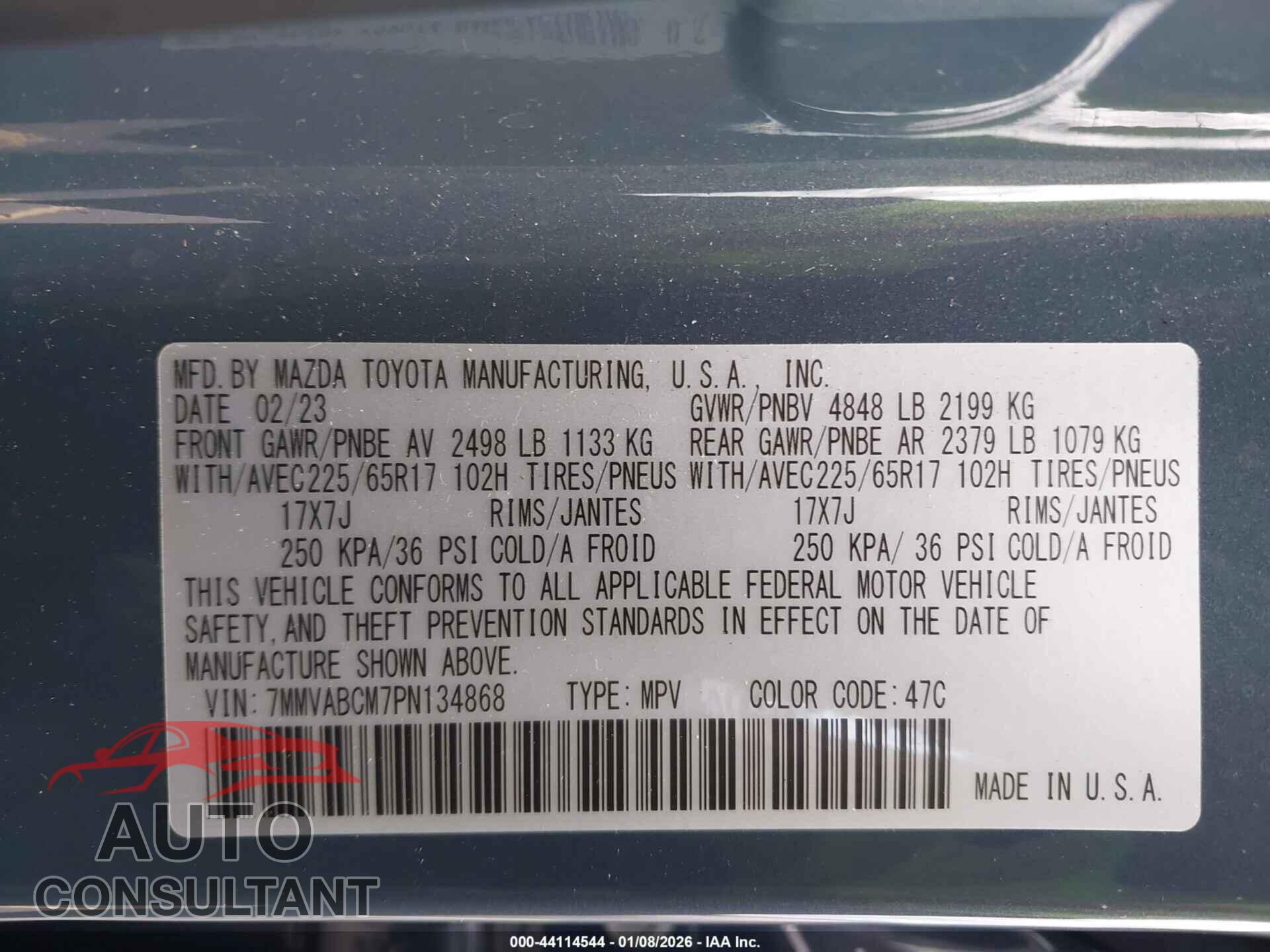 MAZDA CX-50 2023 - 7MMVABCM7PN134868