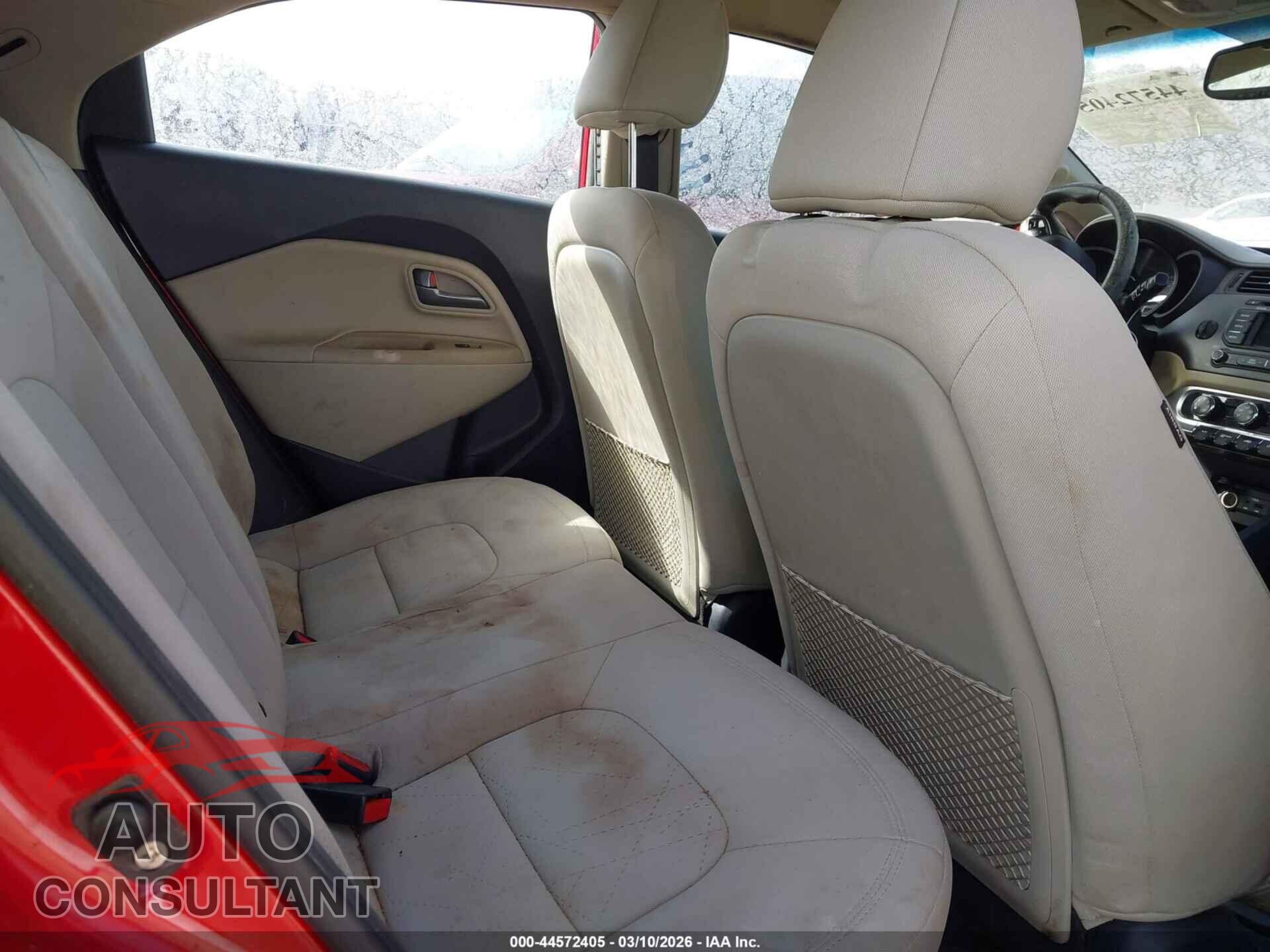 KIA RIO5 2012 - KNADN5A32C6070445