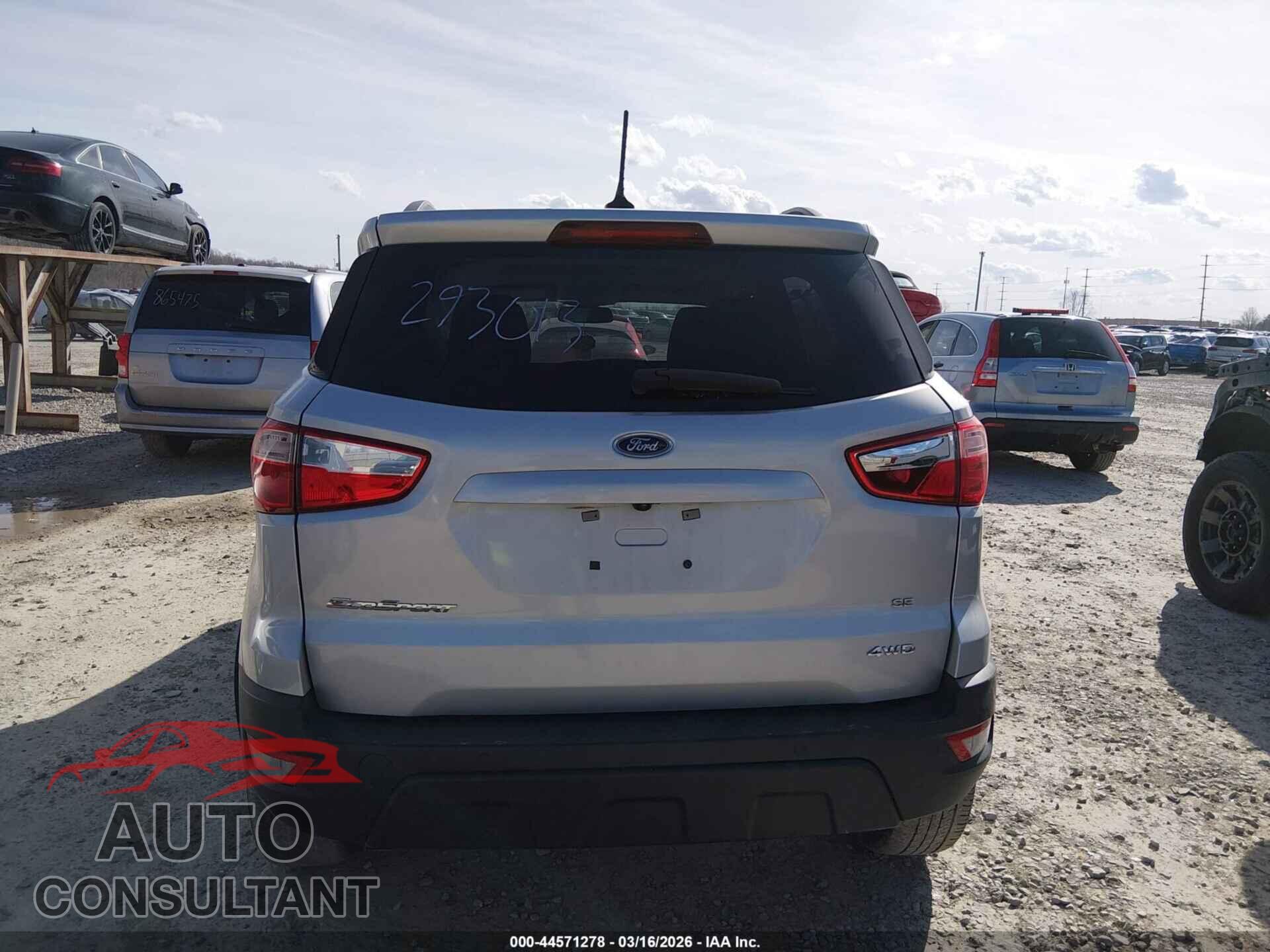 FORD ECOSPORT 2019 - MAJ6S3GL6KC293013