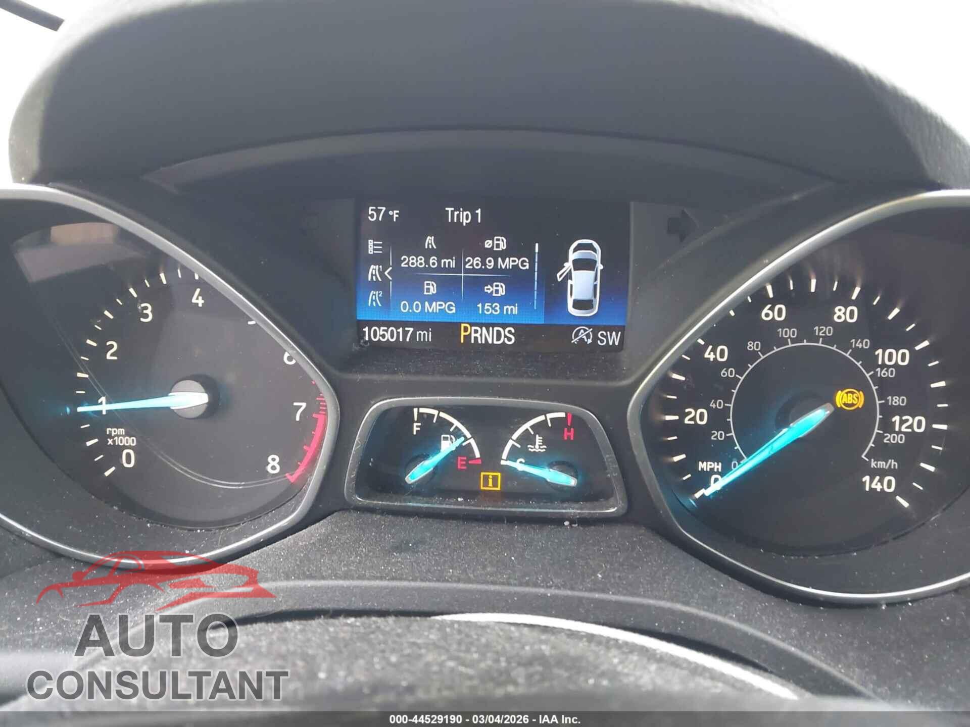 FORD ESCAPE 2017 - 1FMCU0JD2HUC85996