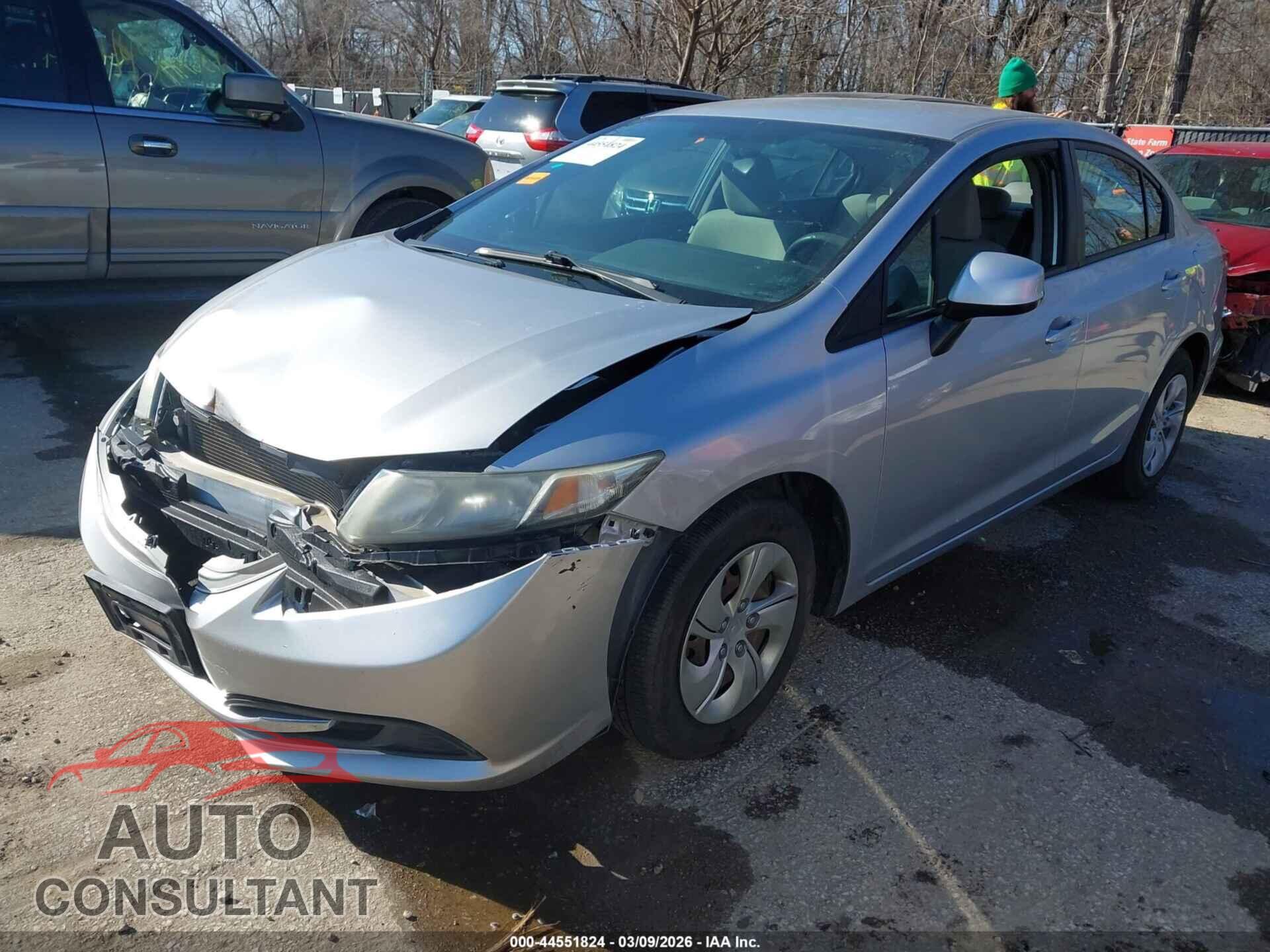 HONDA CIVIC 2013 - 19XFB2F5XDE000653