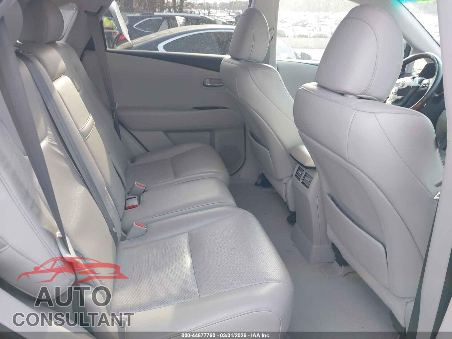 LEXUS RX 350 2011 - 2T2BK1BA8BC093997