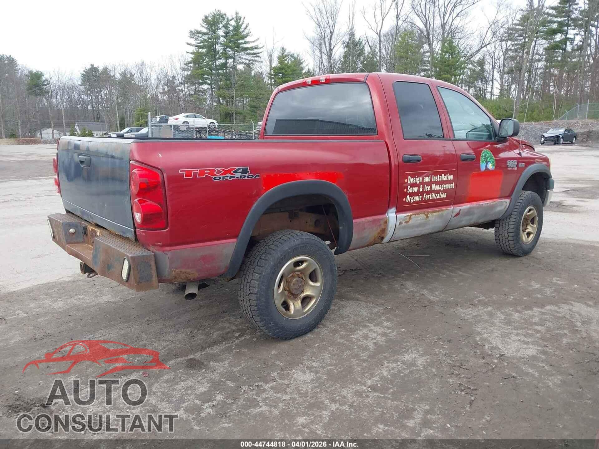 DODGE RAM 2500 2009 - 3D7KS28T09G526897