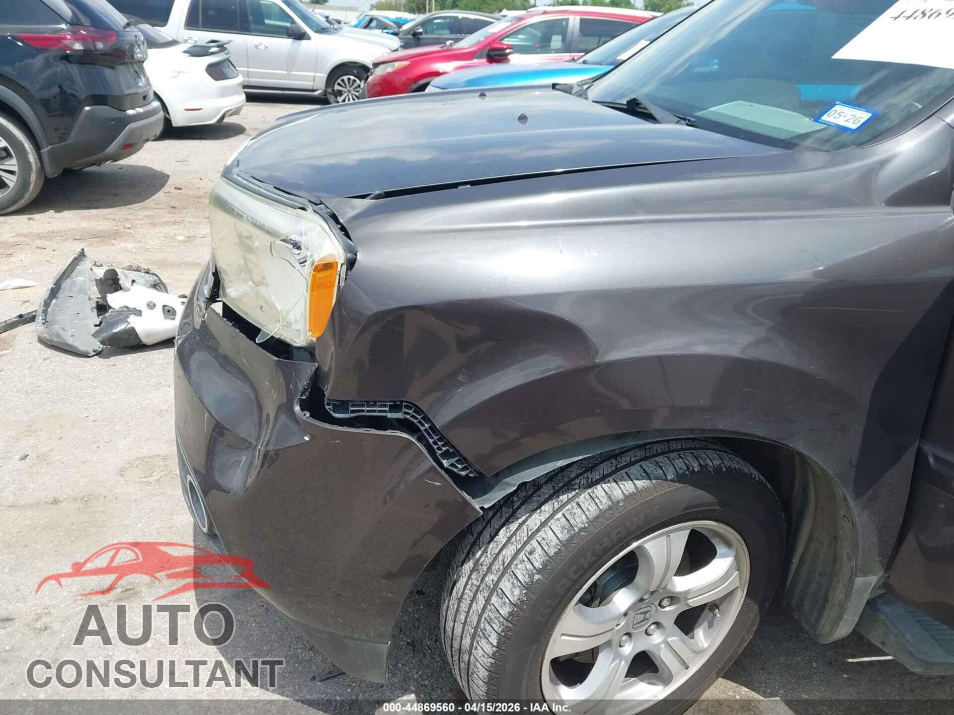 HONDA PILOT 2012 - 5FNYF4H6XCB049097