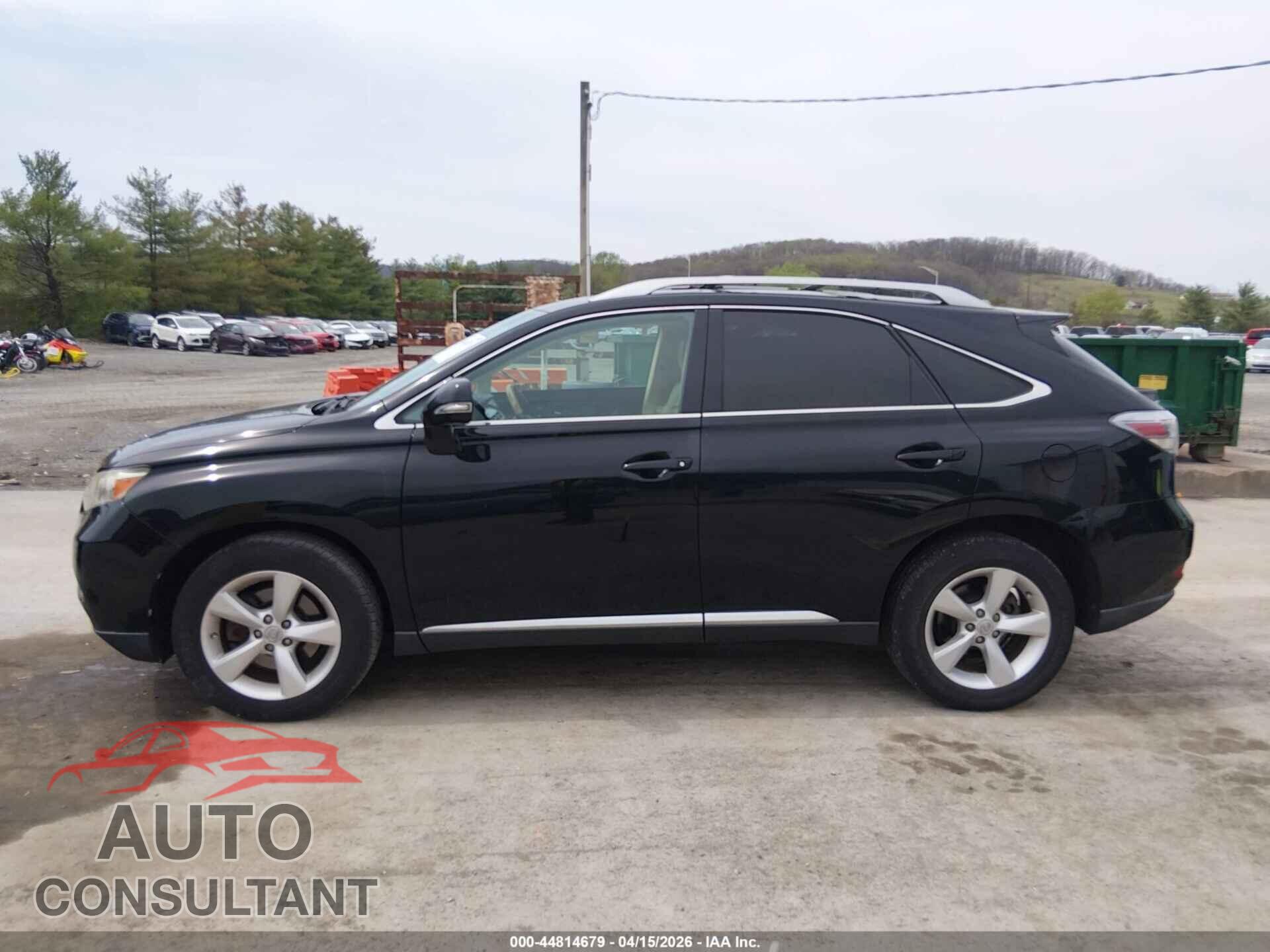 LEXUS RX 350 2010 - 2T2BK1BA8AC070363
