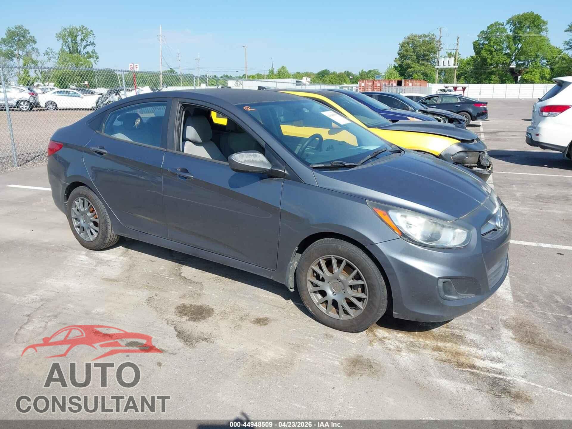 HYUNDAI ACCENT 2013 - KMHCT4AE0DU298498