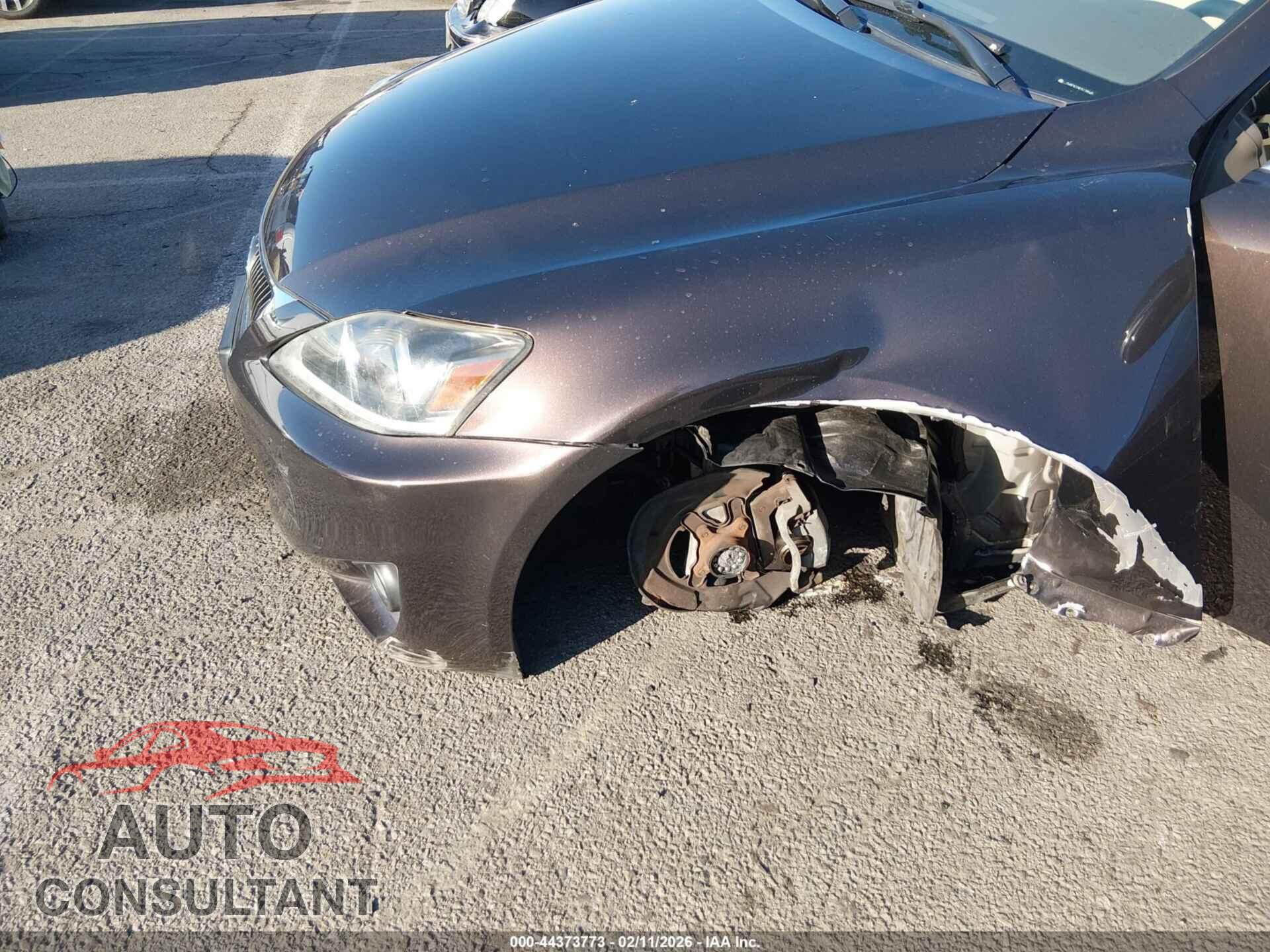 LEXUS IS 250 2012 - JTHBF5C29C5178545