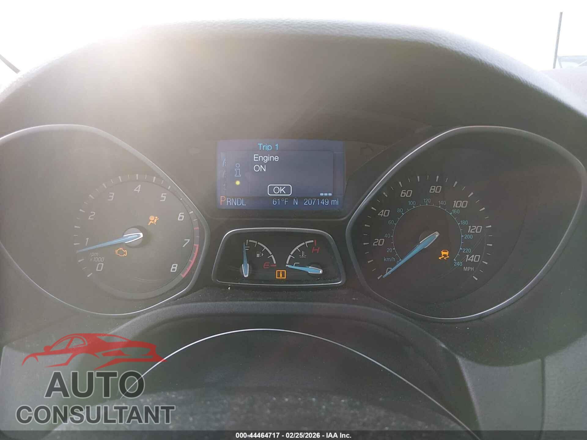 FORD FOCUS 2013 - 1FADP3F2XDL302493