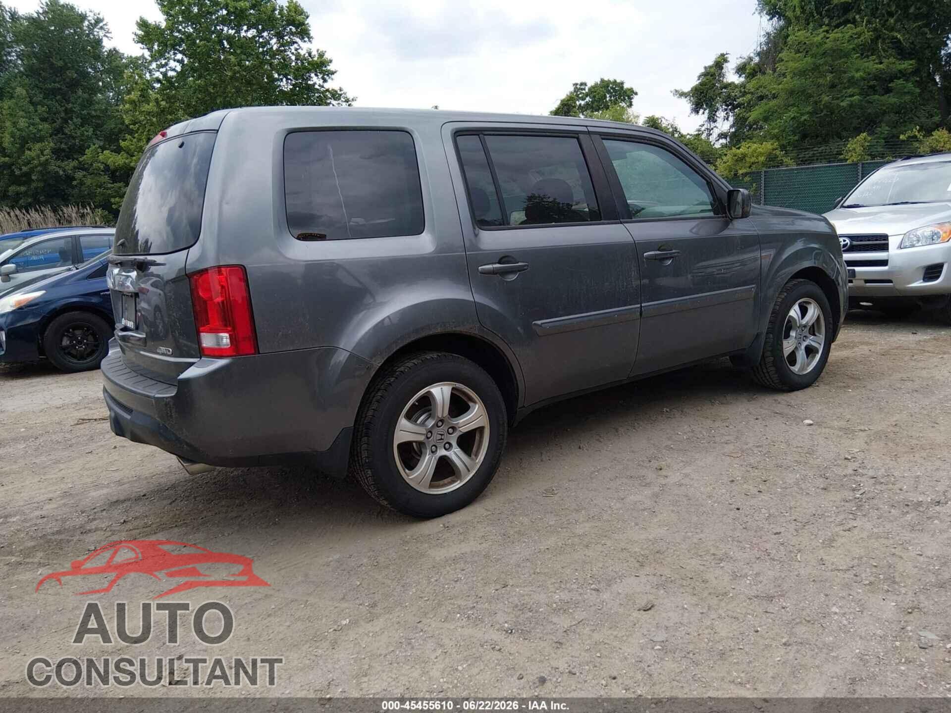 HONDA PILOT 2013 - 5FNYF4H57DB072703