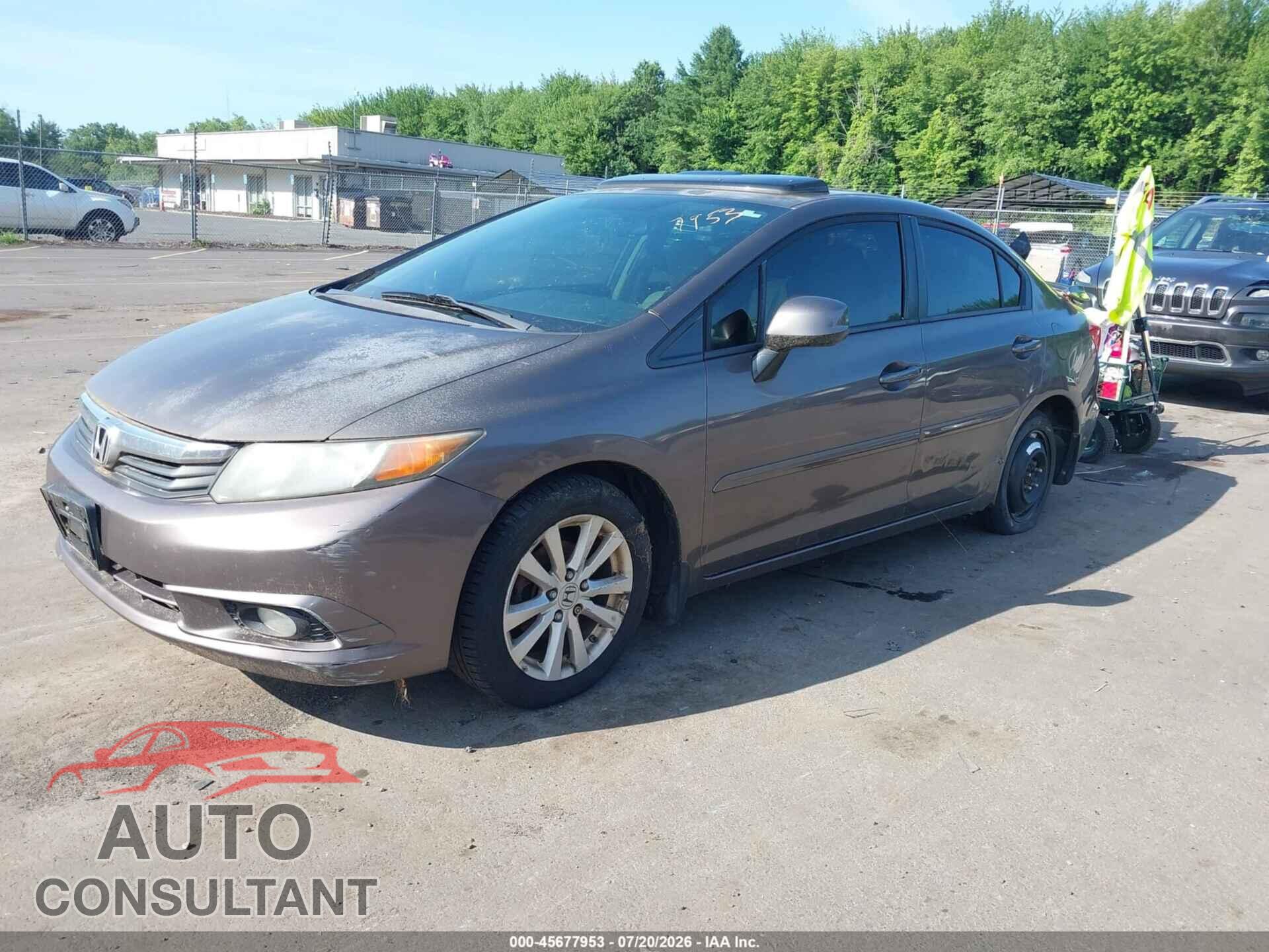 HONDA CIVIC 2012 - 2HGFB2F87CH544543