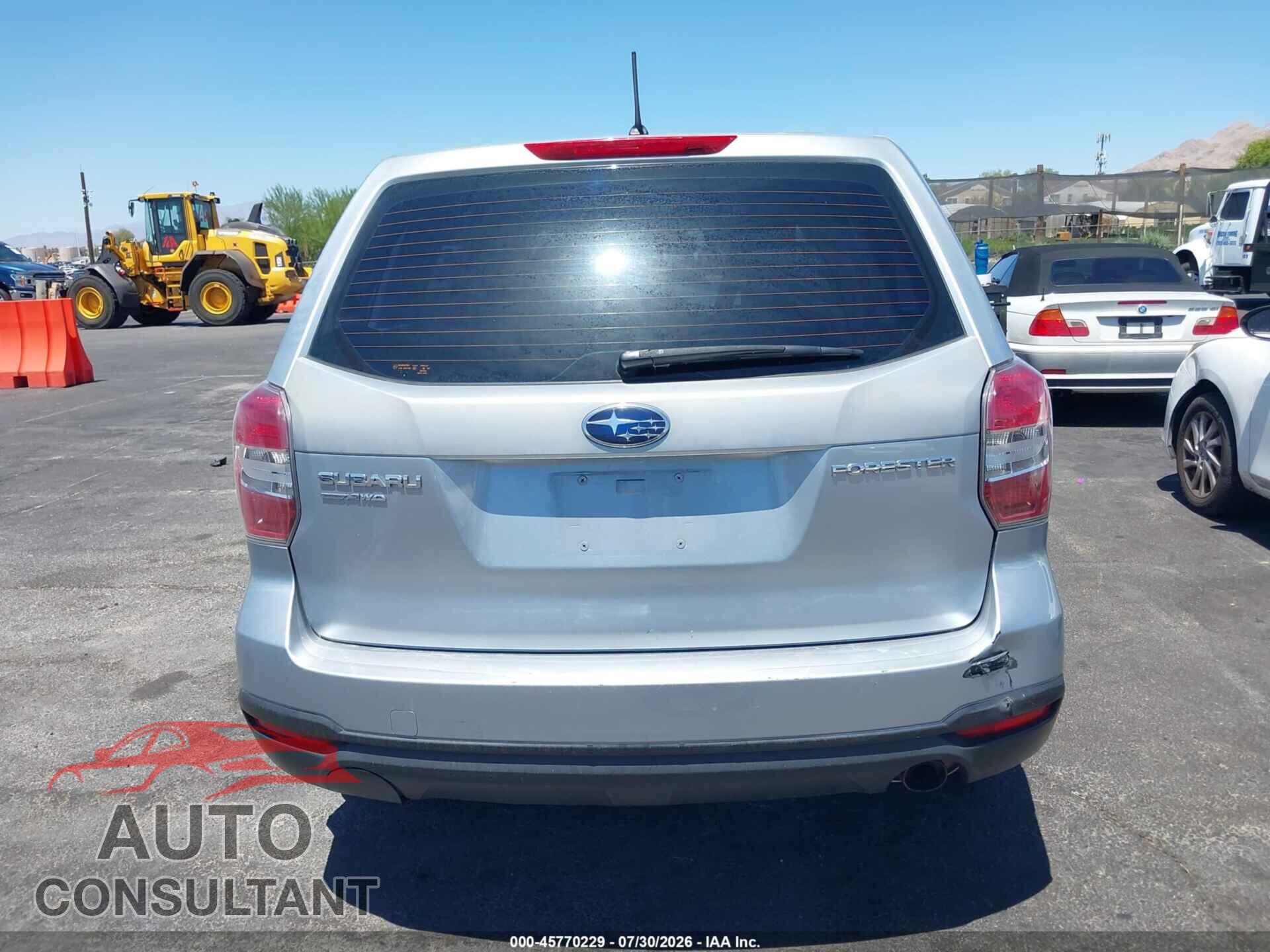 SUBARU FORESTER 2014 - JF2SJAAC2EH526807