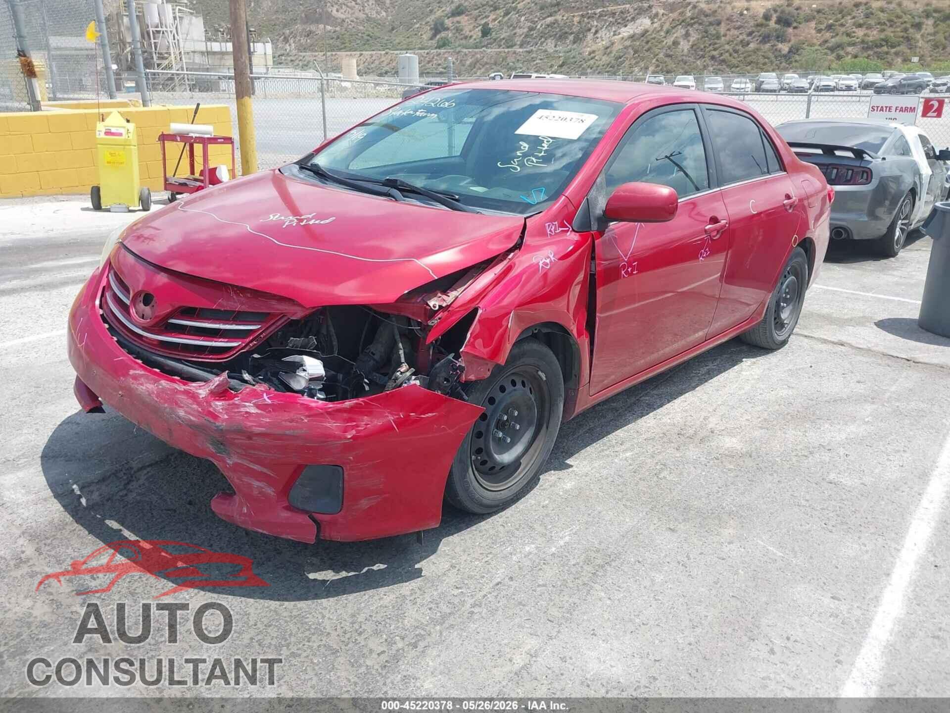 TOYOTA COROLLA 2013 - 5YFBU4EEXDP223649