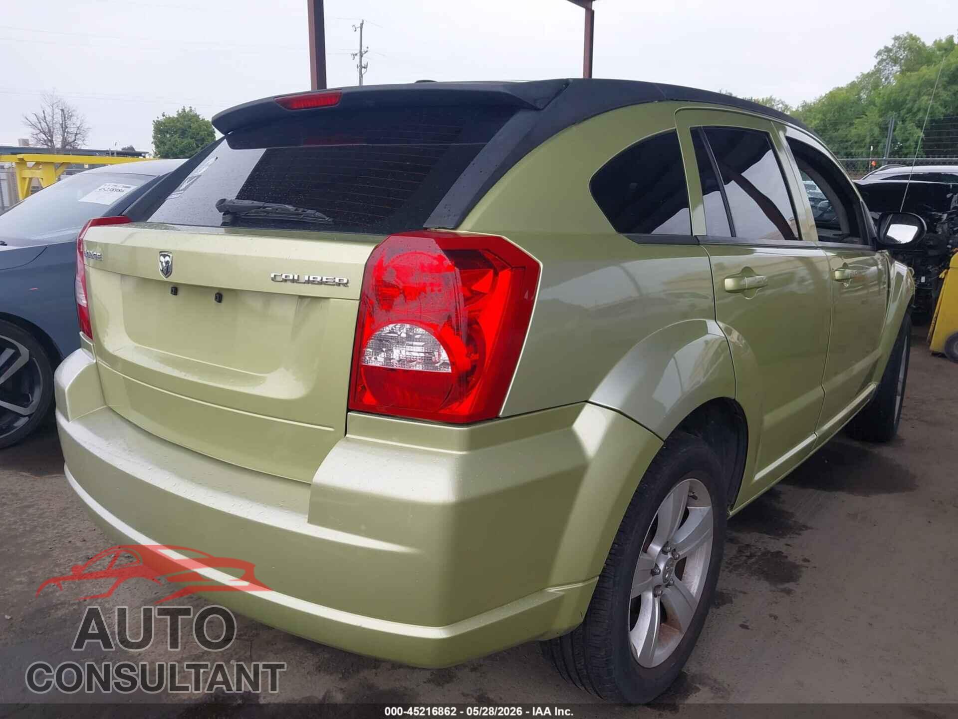 DODGE CALIBER 2010 - 1B3CB3HAXAD567995