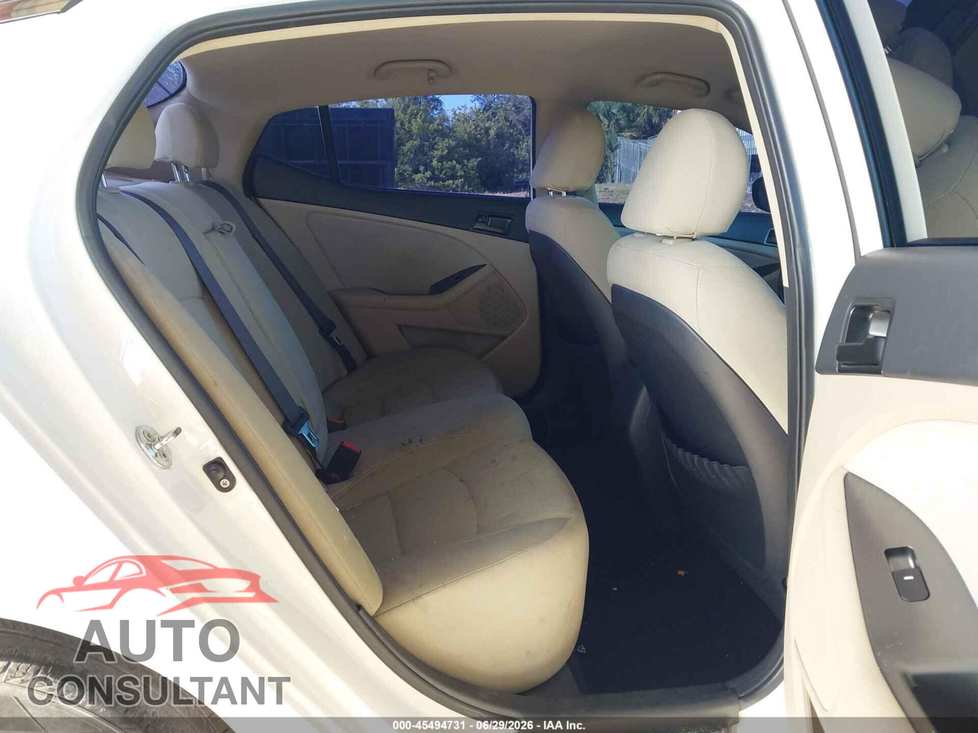KIA OPTIMA 2012 - KNAGM4A76C5289640