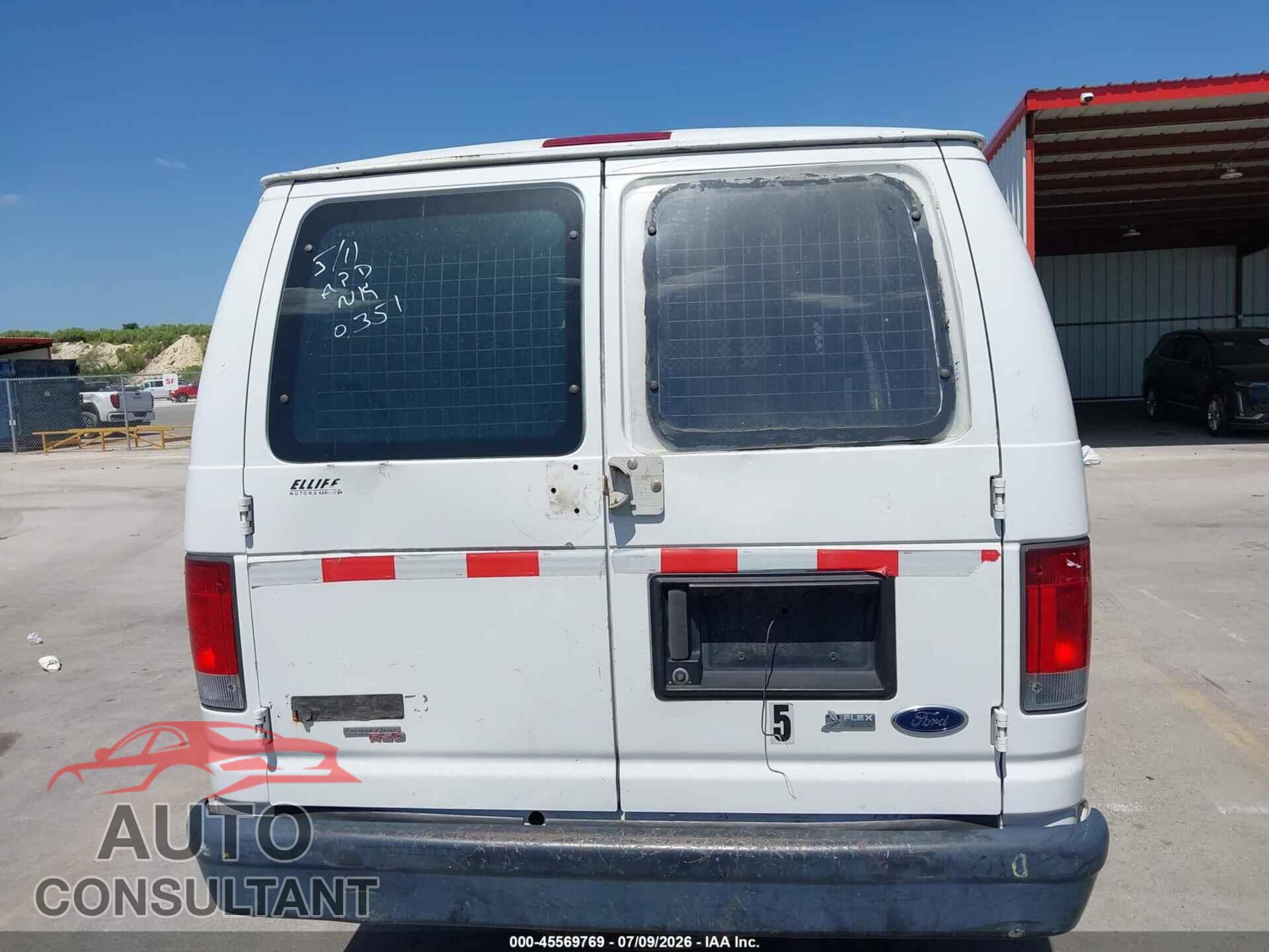 FORD E-250 2011 - 1FTNS2EW9BDA90351