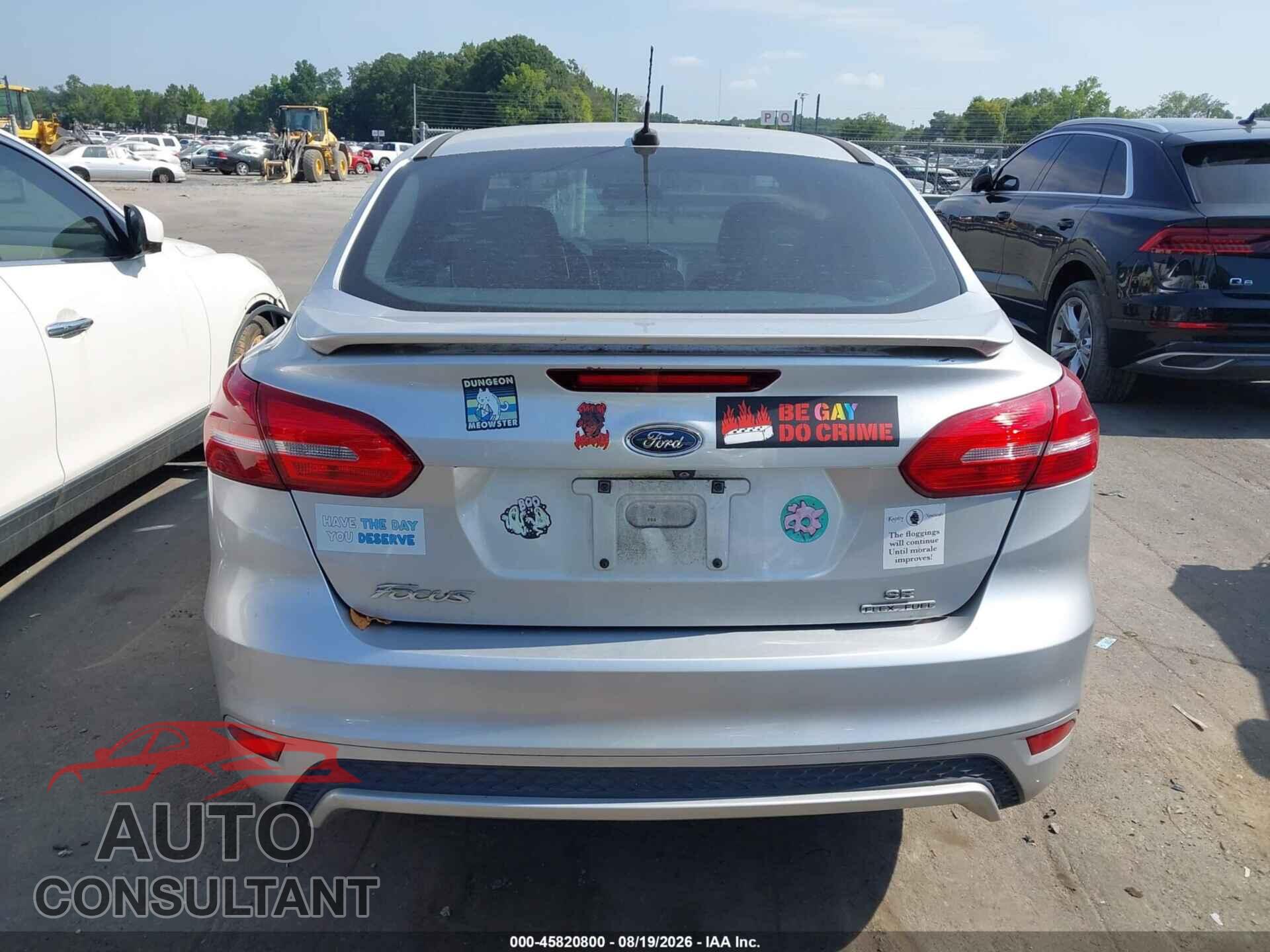 FORD FOCUS 2016 - 1FADP3F20GL356633