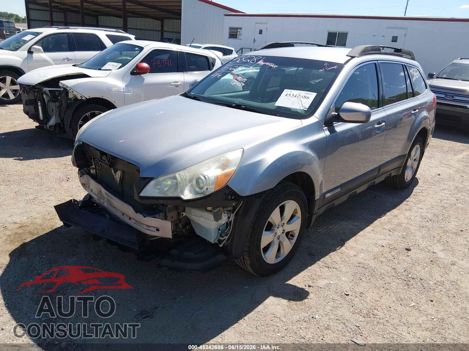 SUBARU OUTBACK 2011 - 4S4BRCCC7B3404321